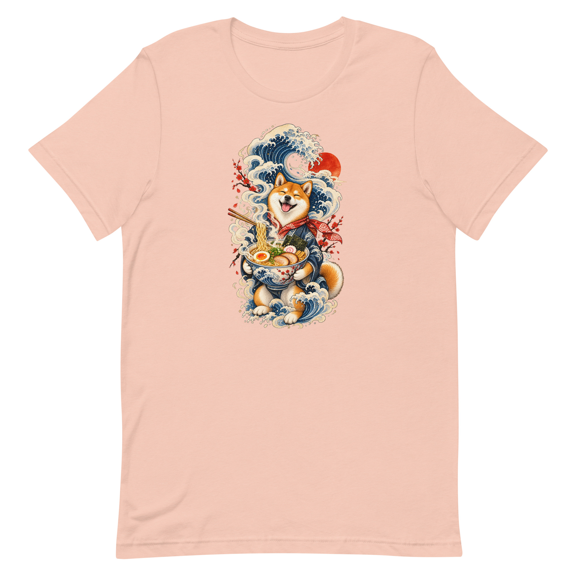 Shiba Inu Ramen Great Wave Japanese Food Art, Japanese Art Tee, Mythology Gift - Image 28