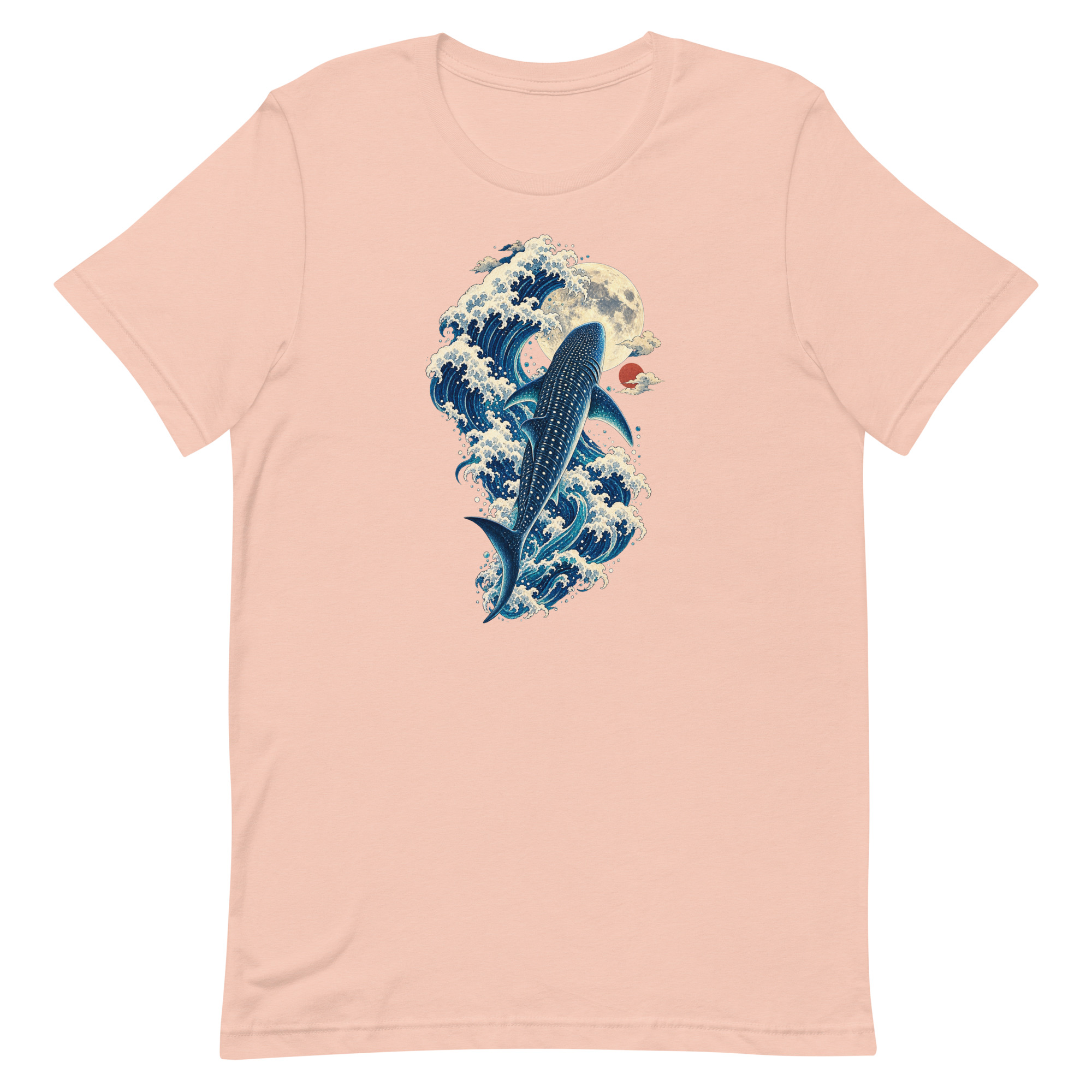 Whale Shark Great Wave Moon Japanese Art, Japanese Art Tee, Mythology Gift - Image 28