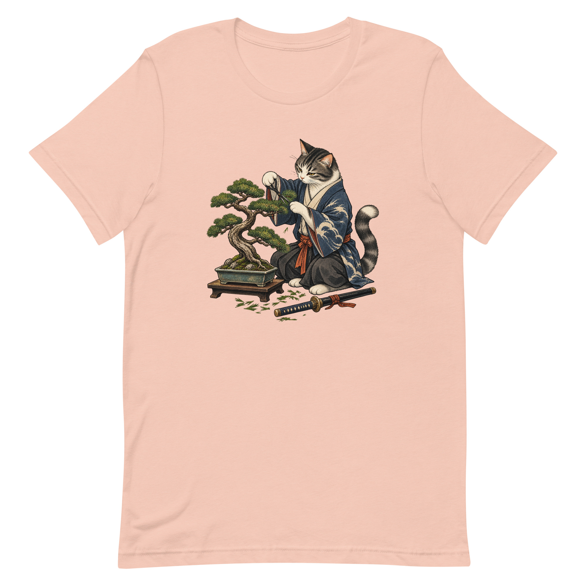 Samurai Cat Bonsai Dojo Japanese Art, Japanese Art Tee, Mythology Gift - Image 30