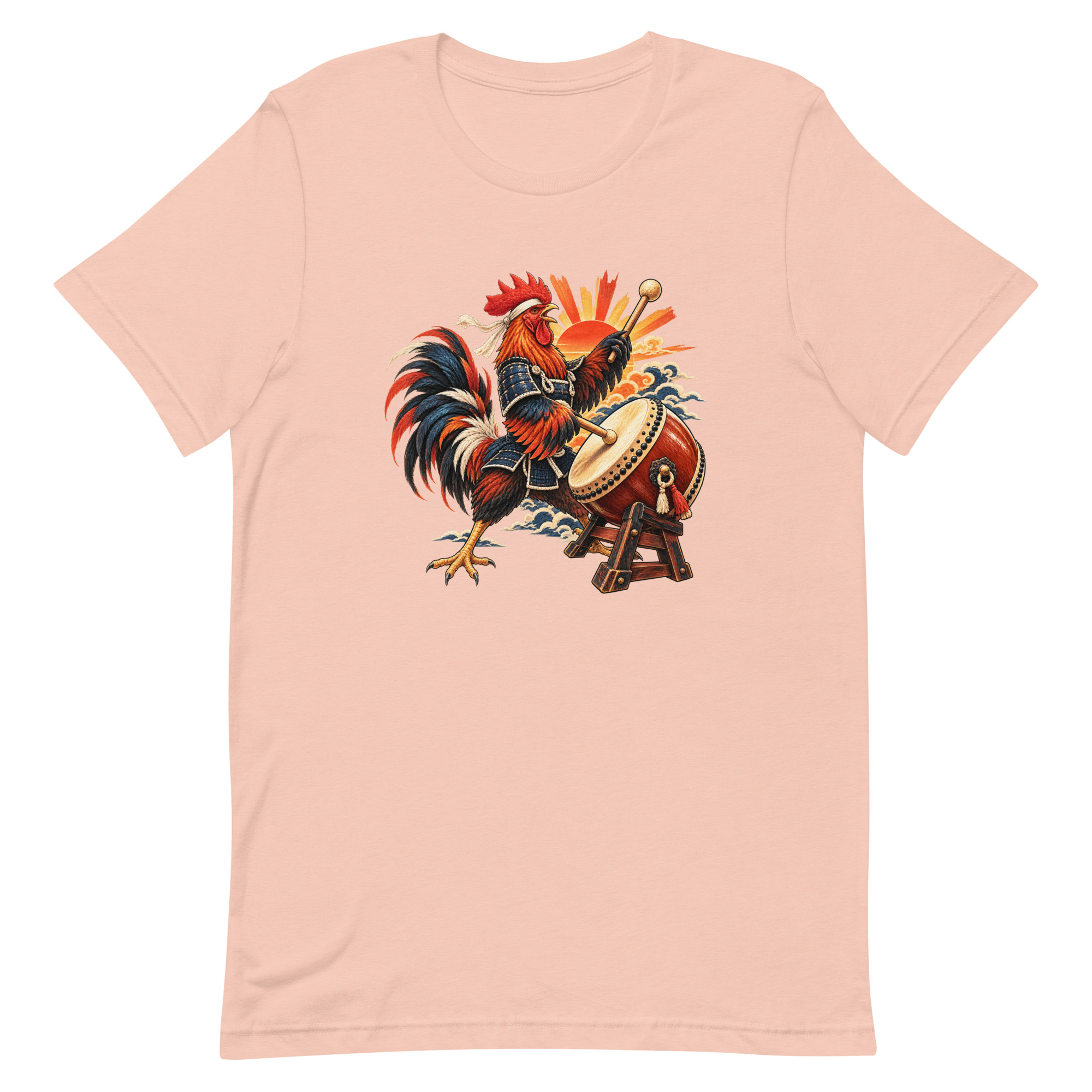 Rooster Samurai Taiko Drum Japanese Art, Japanese Art Tee, Mythology Gift - Image 30