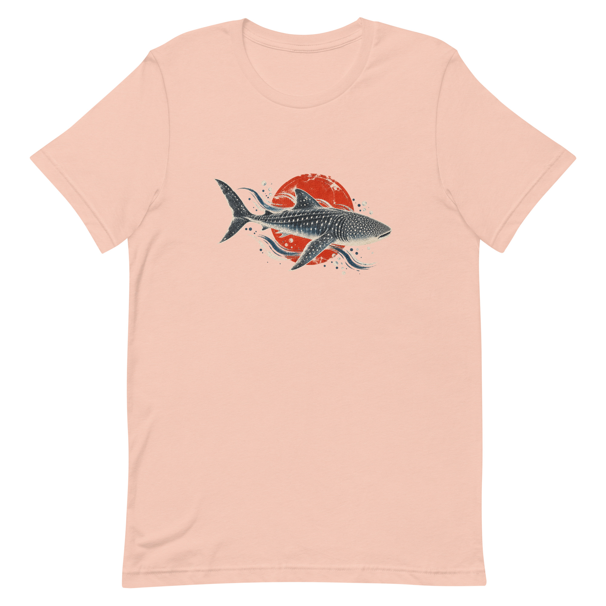 Gyotaku Whale Shark Red Sun Japanese Print, Japanese Art Tee, Mythology Gift - Image 30