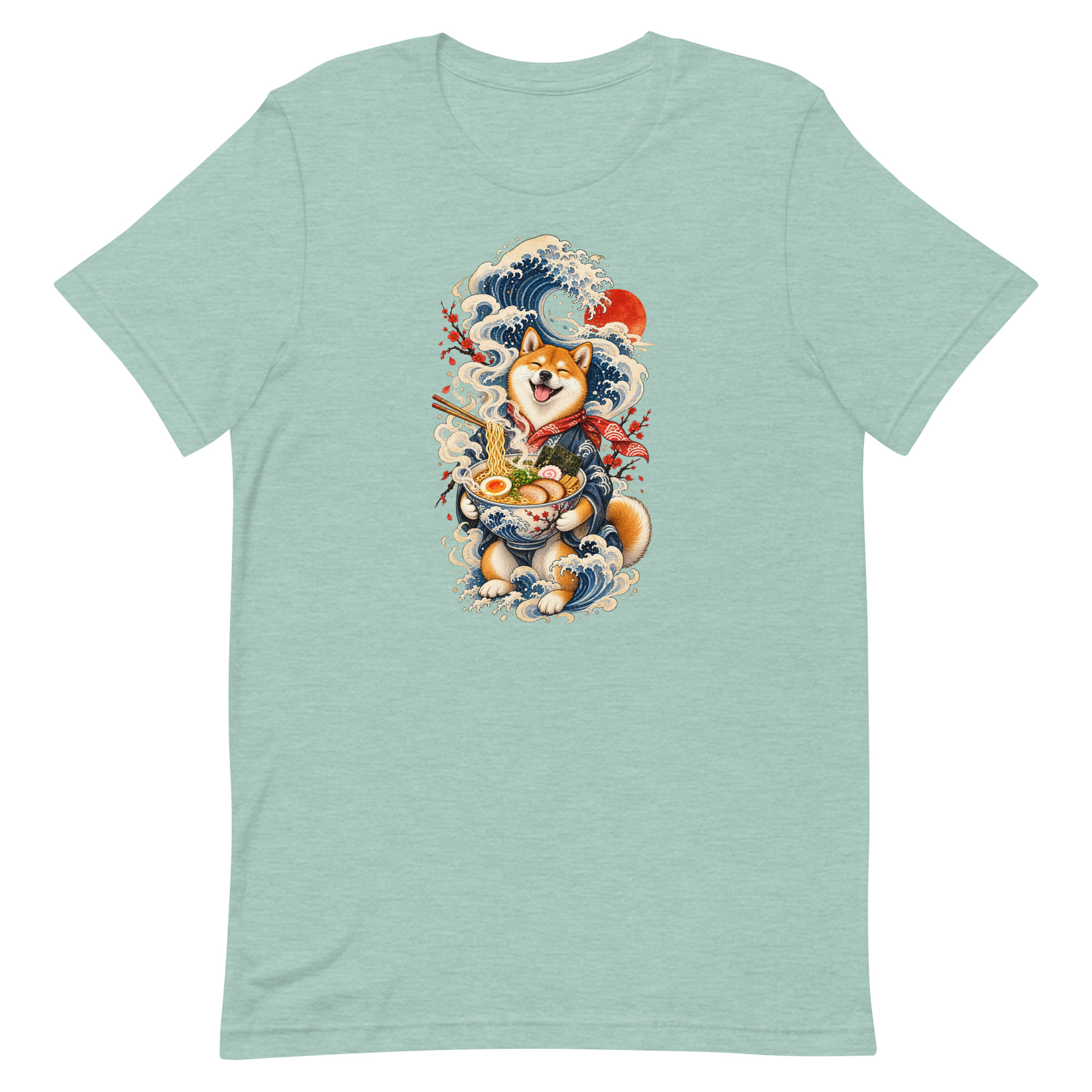 Shiba Inu Ramen Great Wave Japanese Food Art, Japanese Art Tee, Mythology Gift - Image 29