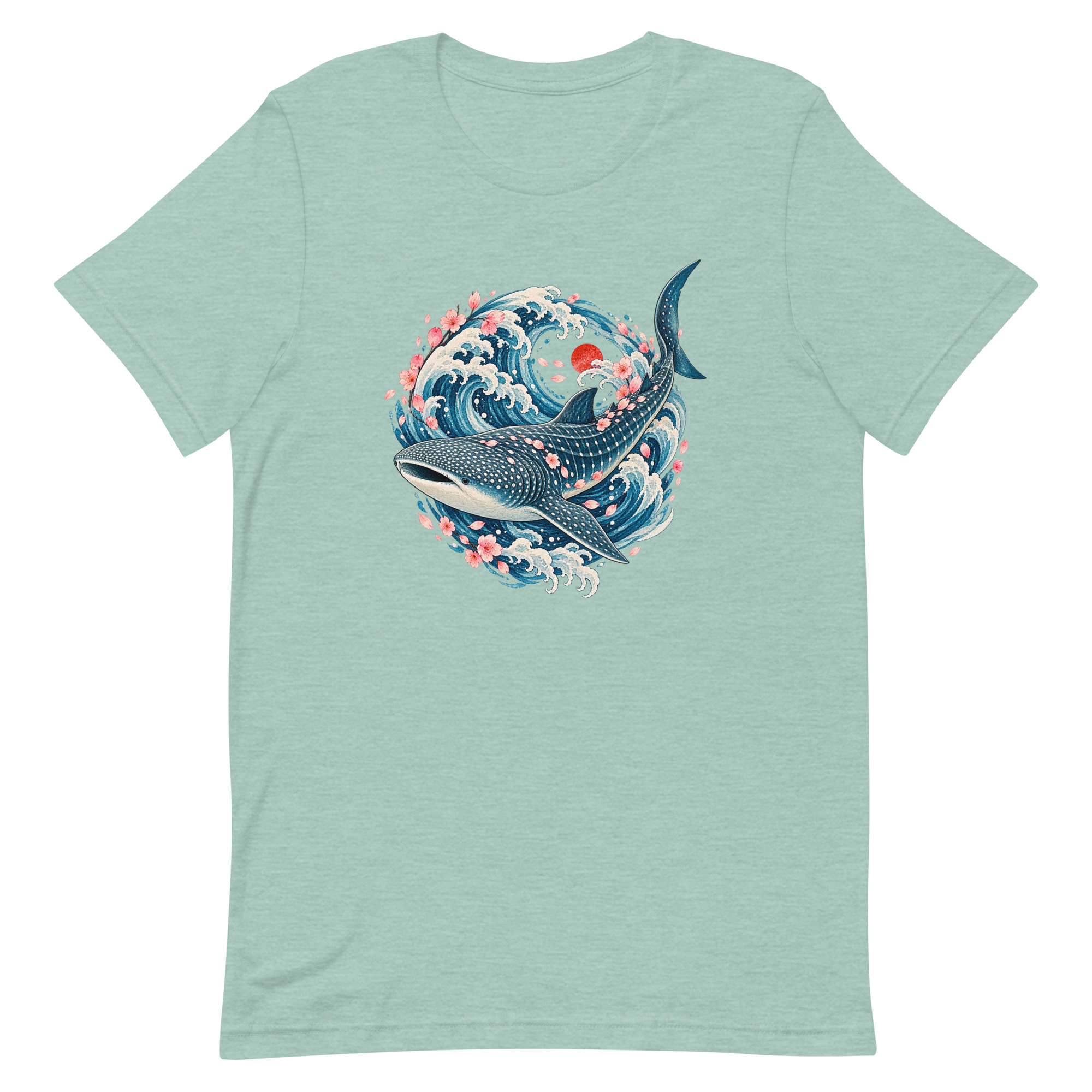 Whale Shark Sakura Current Japanese Art, Japanese Art Tee, Mythology Gift - Image 31
