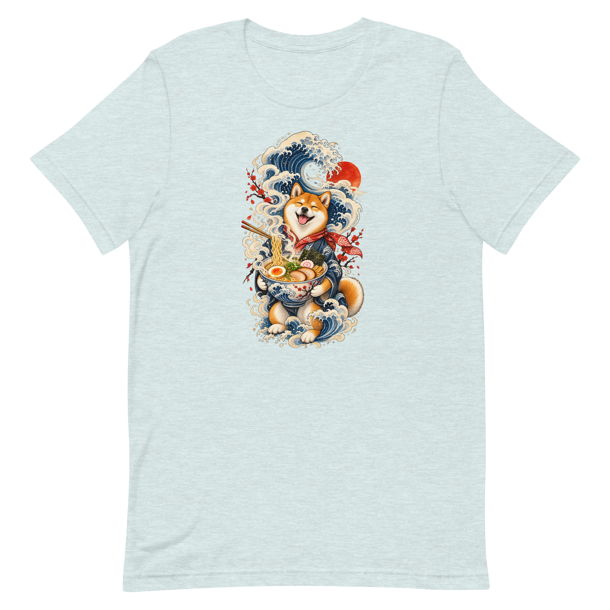 Shiba Inu Ramen Great Wave Japanese Food Art, Japanese Art Tee, Mythology Gift - Image 30