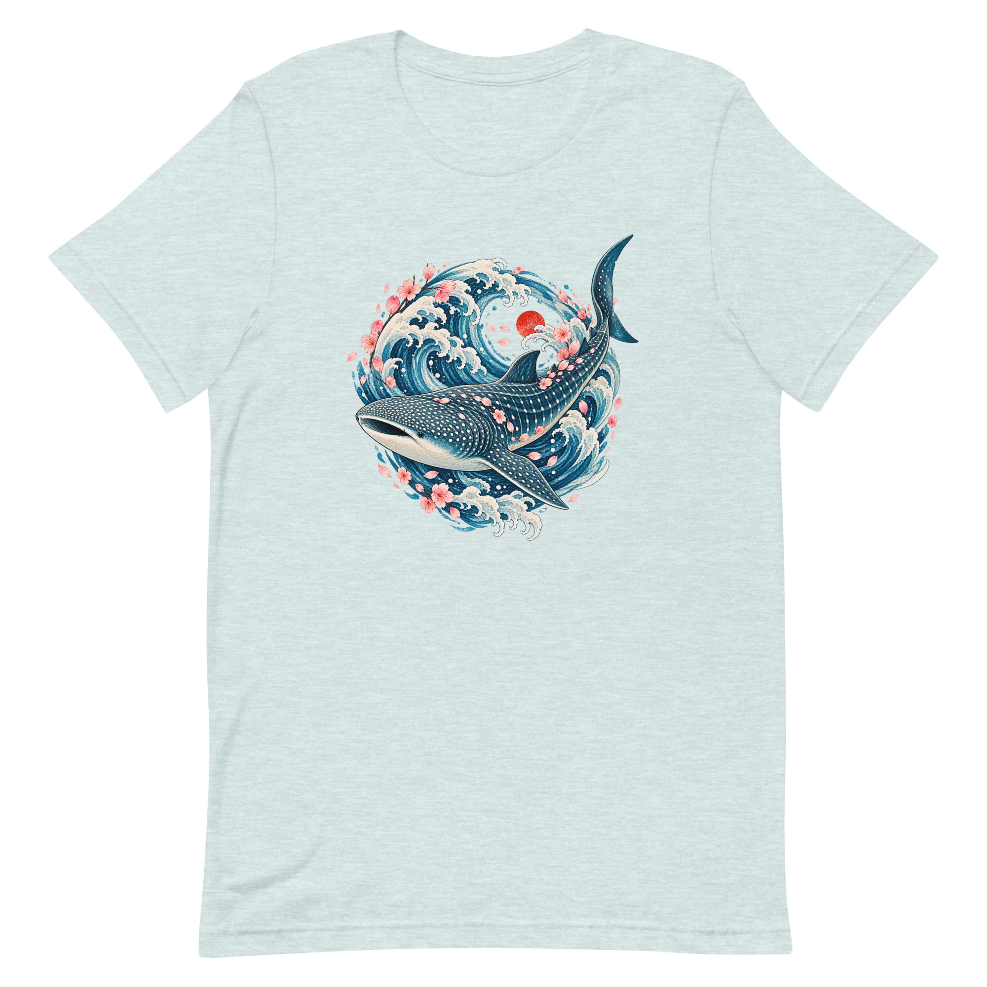 Whale Shark Sakura Current Japanese Art, Japanese Art Tee, Mythology Gift - Image 32