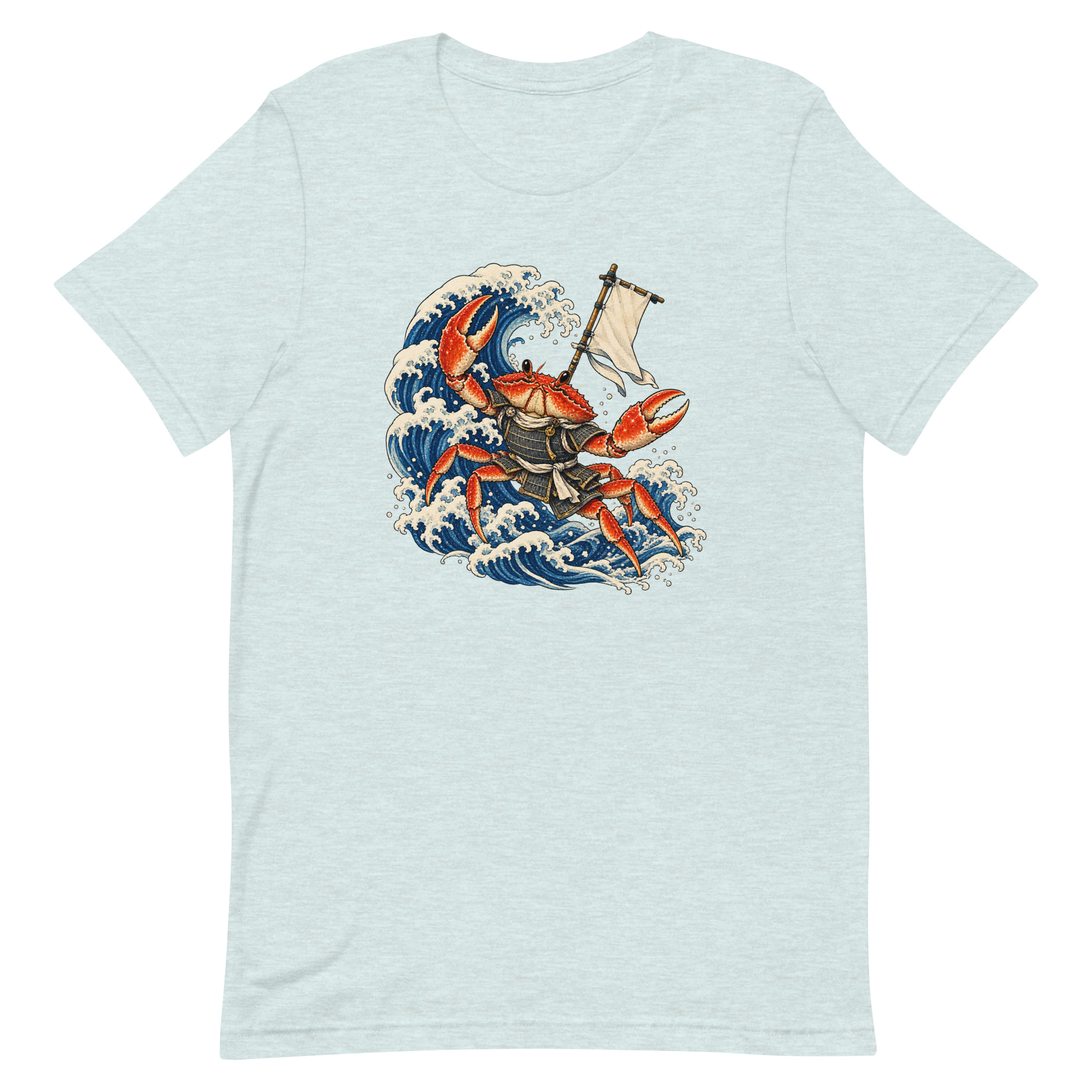 Samurai Crab Great Wave Japanese Warrior Art, Japanese Art Tee, Mythology Gift - Image 32