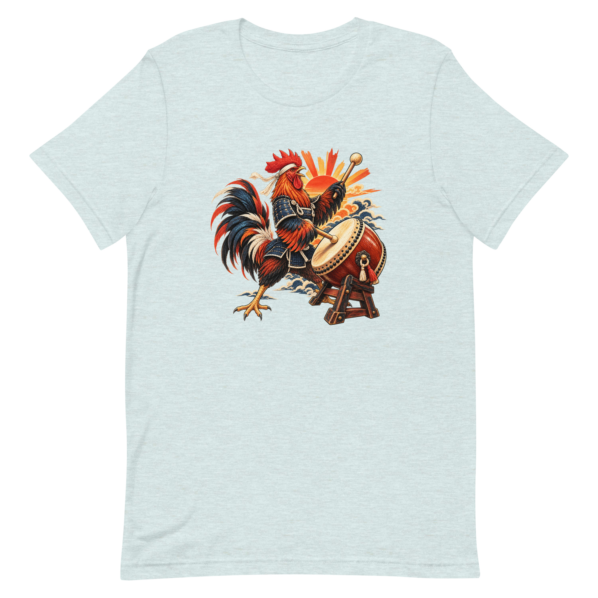 Rooster Samurai Taiko Drum Japanese Art, Japanese Art Tee, Mythology Gift - Image 32