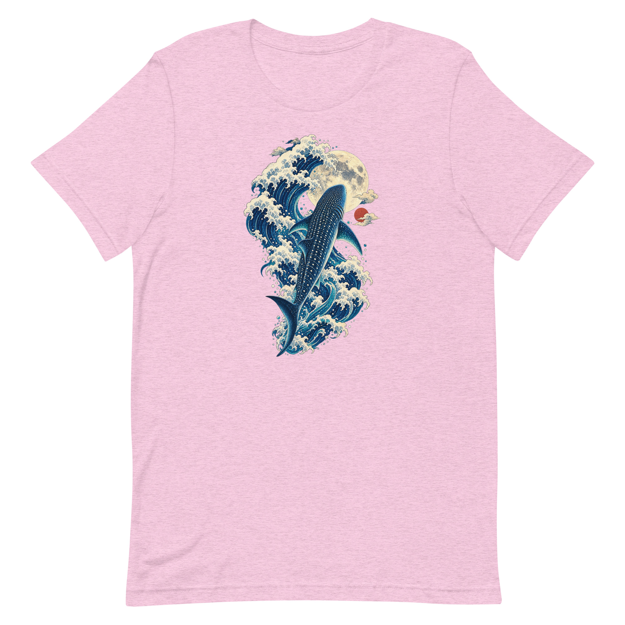 Whale Shark Great Wave Moon Japanese Art, Japanese Art Tee, Mythology Gift - Image 31