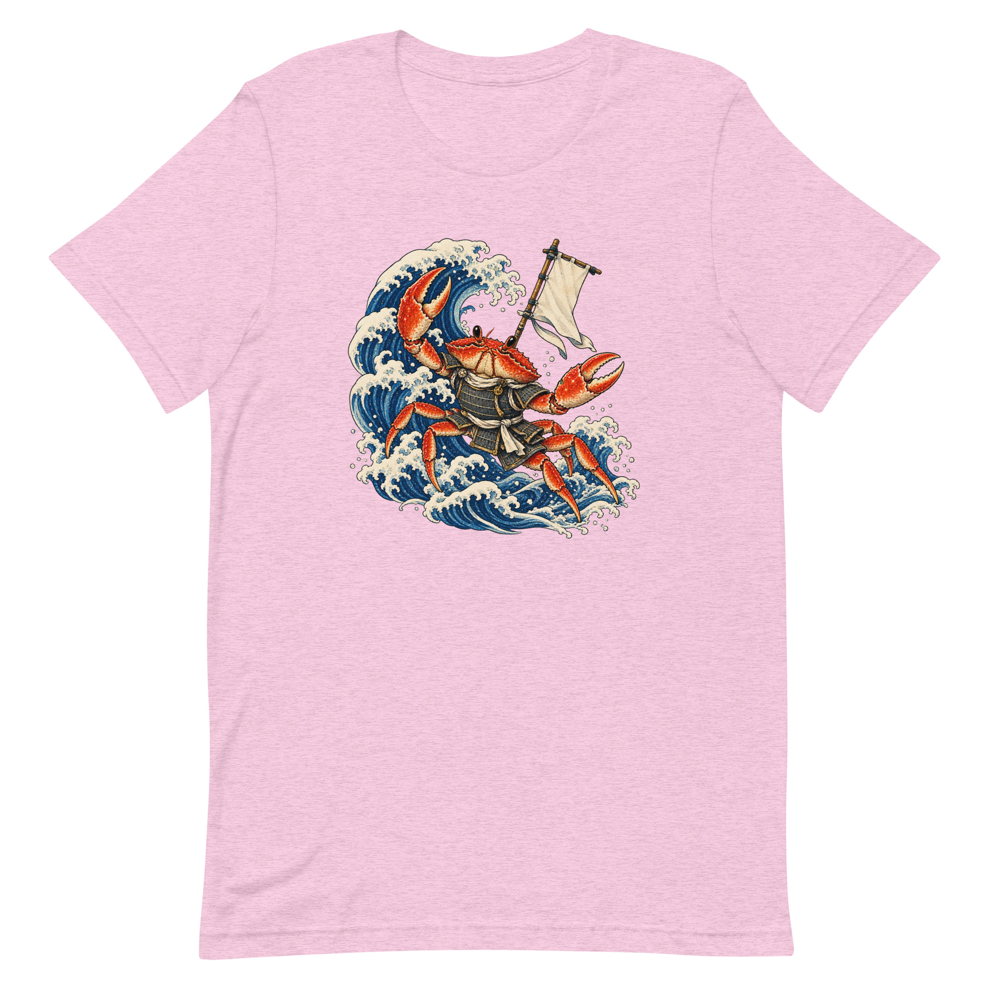 Samurai Crab Great Wave Japanese Warrior Art, Japanese Art Tee, Mythology Gift - Image 33