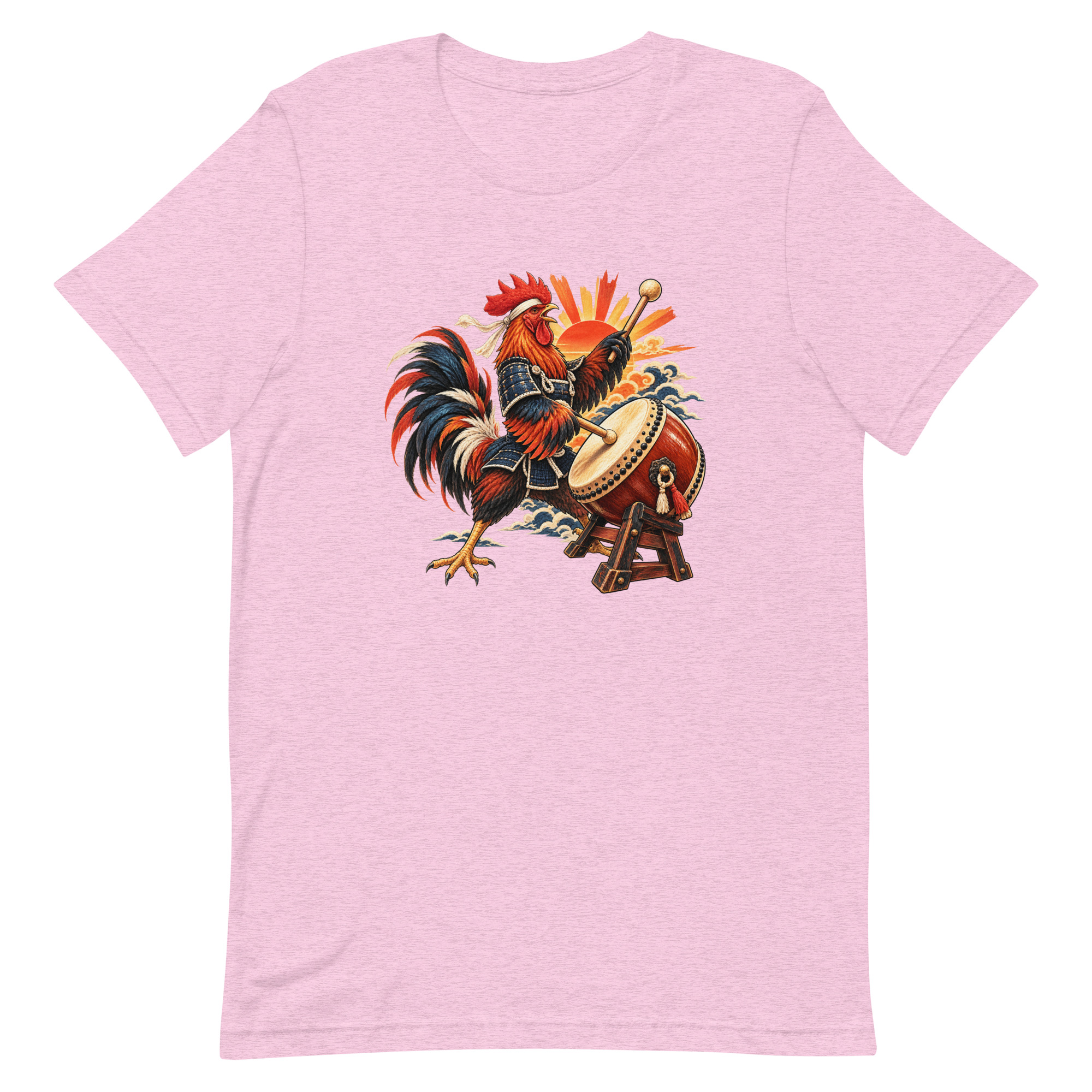 Rooster Samurai Taiko Drum Japanese Art, Japanese Art Tee, Mythology Gift - Image 33