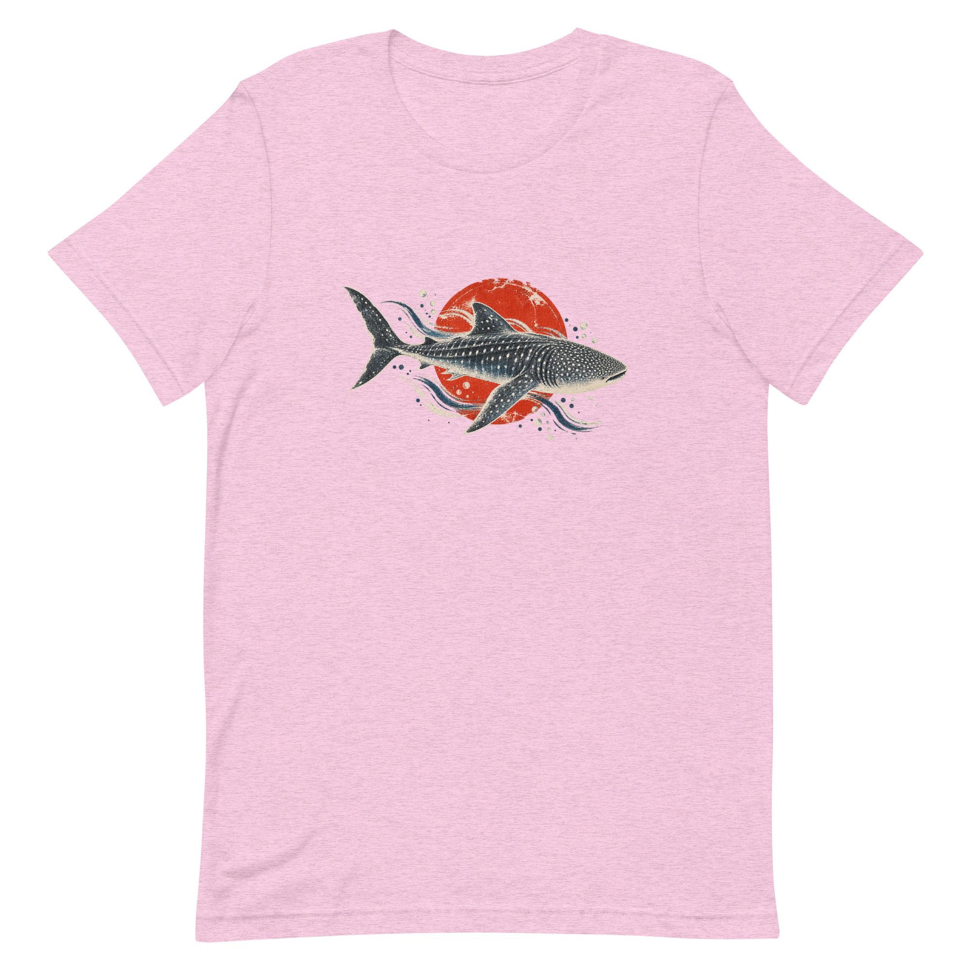 Gyotaku Whale Shark Red Sun Japanese Print, Japanese Art Tee, Mythology Gift - Image 33