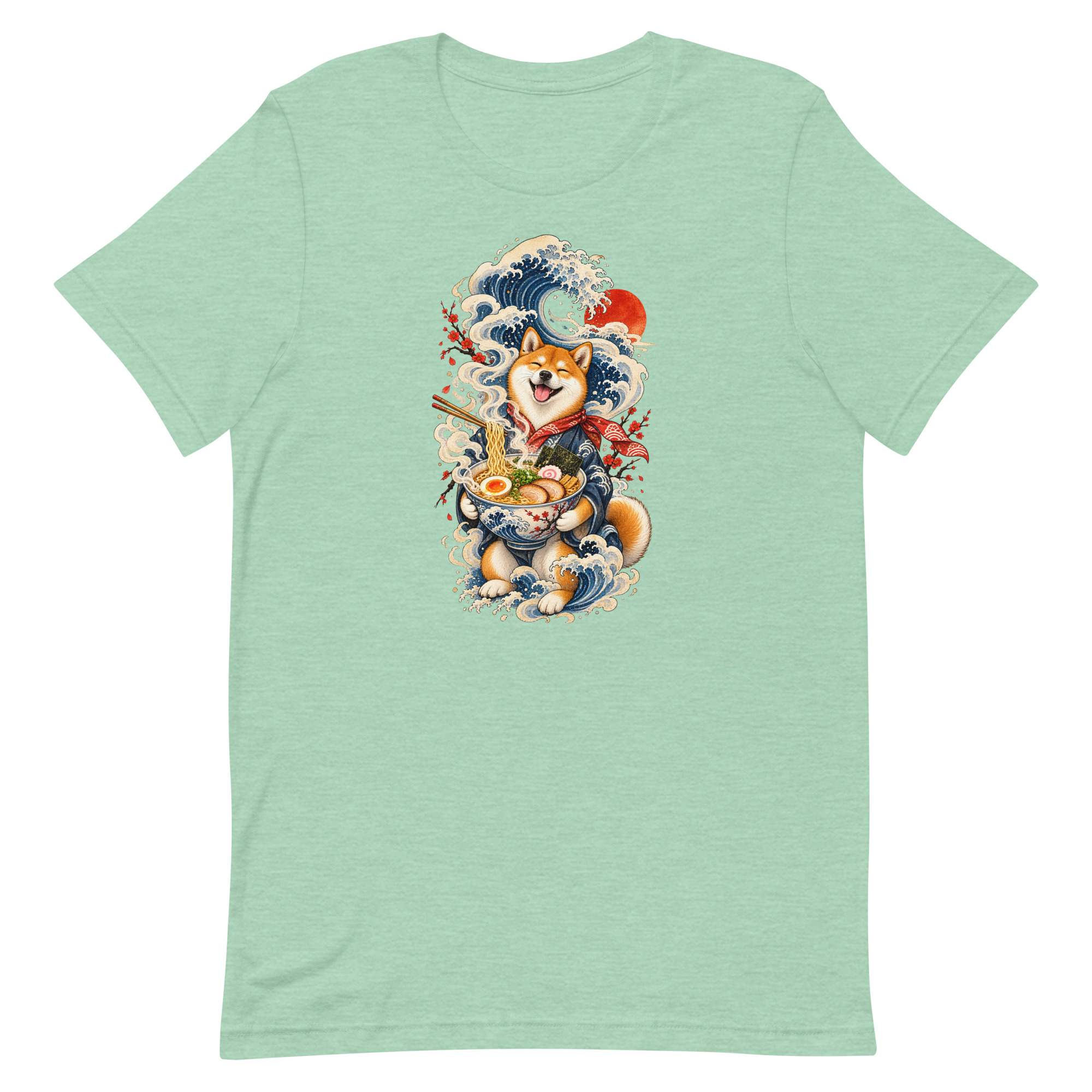 Shiba Inu Ramen Great Wave Japanese Food Art, Japanese Art Tee, Mythology Gift - Image 32
