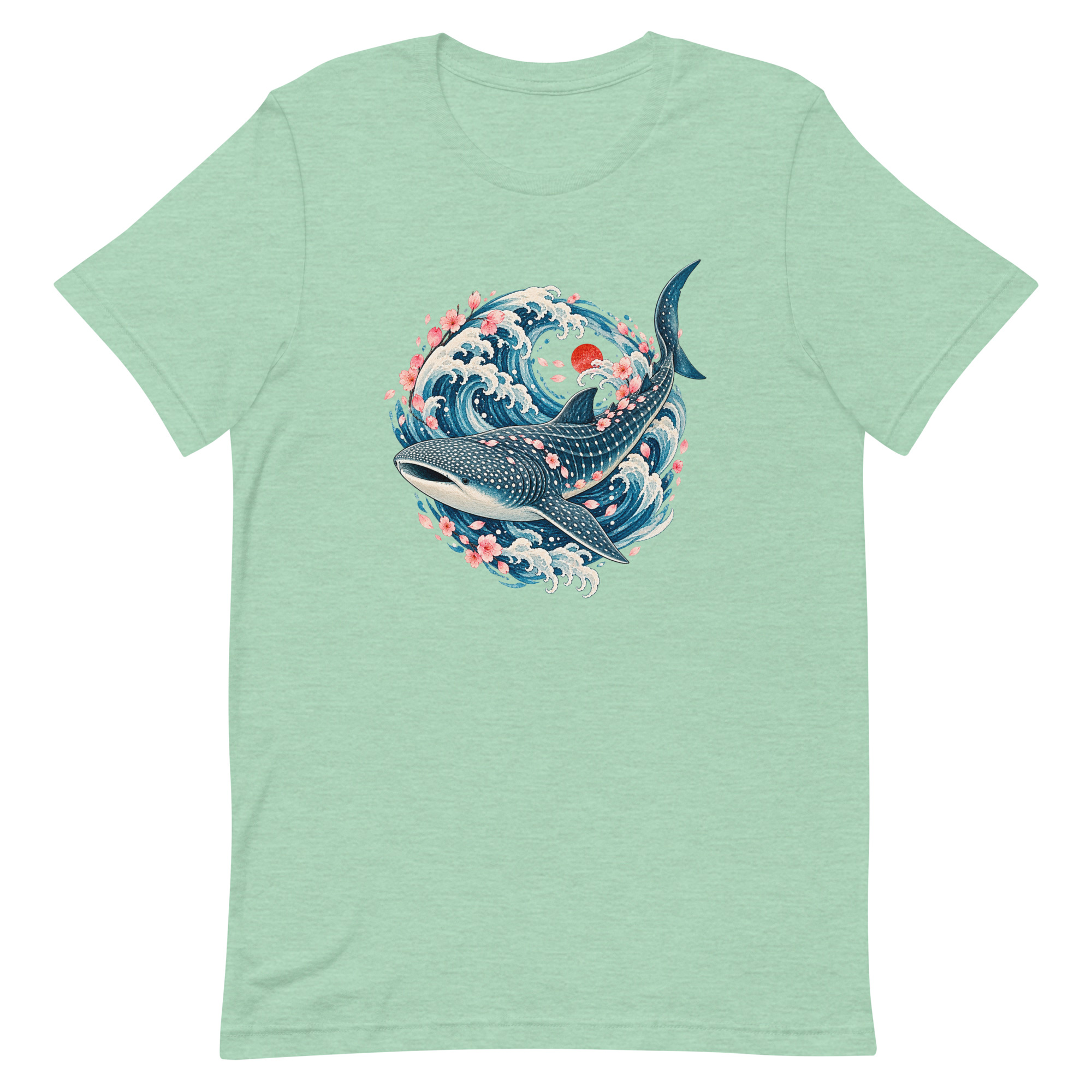 Whale Shark Sakura Current Japanese Art, Japanese Art Tee, Mythology Gift - Image 34