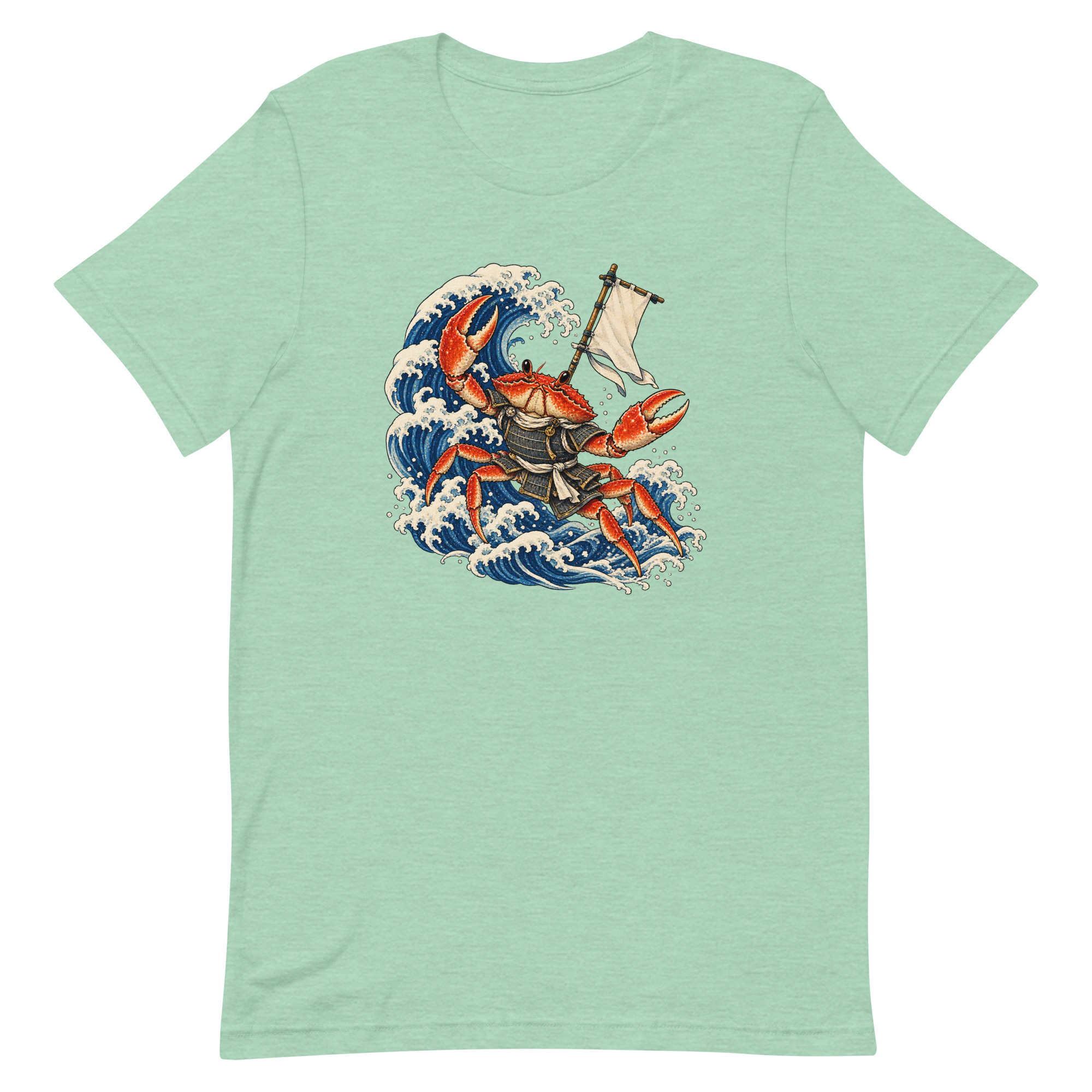 Samurai Crab Great Wave Japanese Warrior Art, Japanese Art Tee, Mythology Gift - Image 34