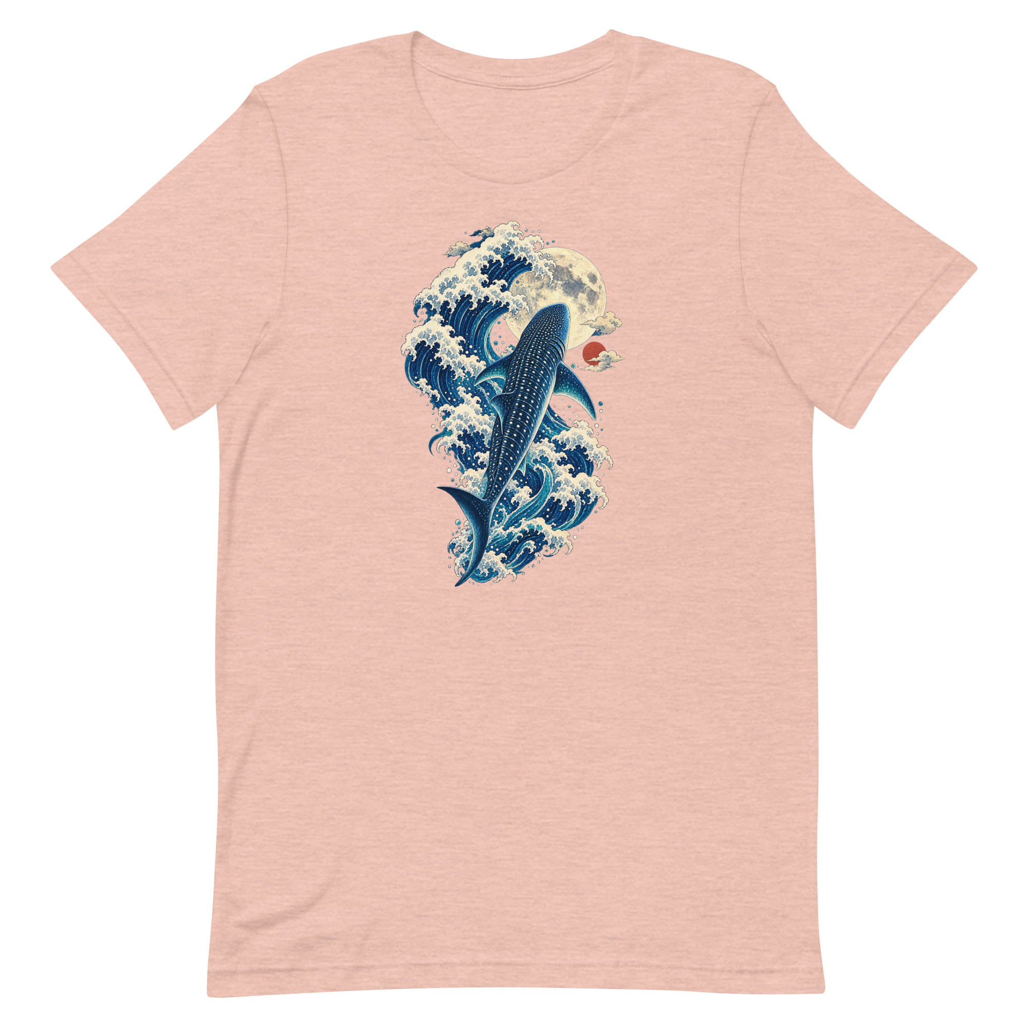 Whale Shark Great Wave Moon Japanese Art, Japanese Art Tee, Mythology Gift - Image 33