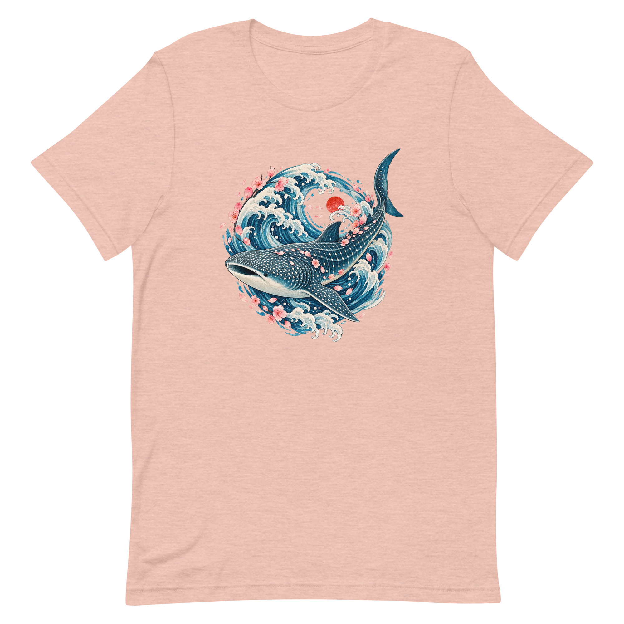 Whale Shark Sakura Current Japanese Art, Japanese Art Tee, Mythology Gift - Image 35