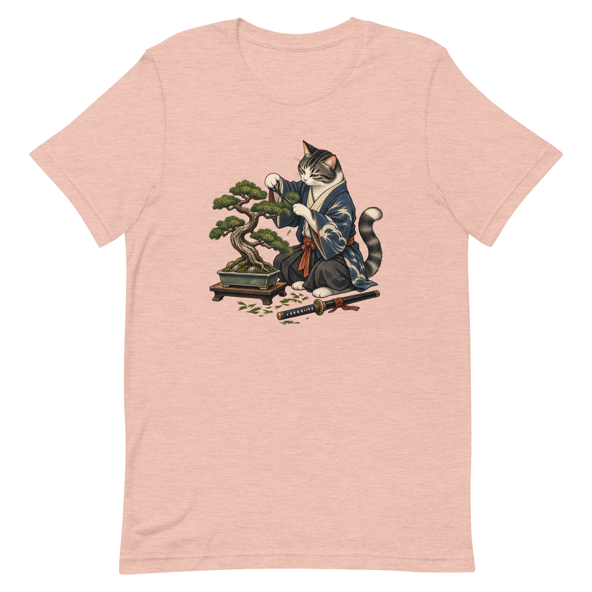Samurai Cat Bonsai Dojo Japanese Art, Japanese Art Tee, Mythology Gift - Image 35