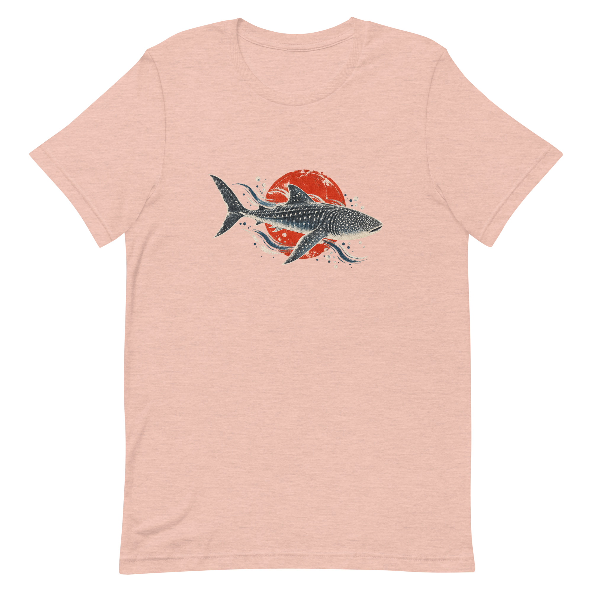 Gyotaku Whale Shark Red Sun Japanese Print, Japanese Art Tee, Mythology Gift - Image 35