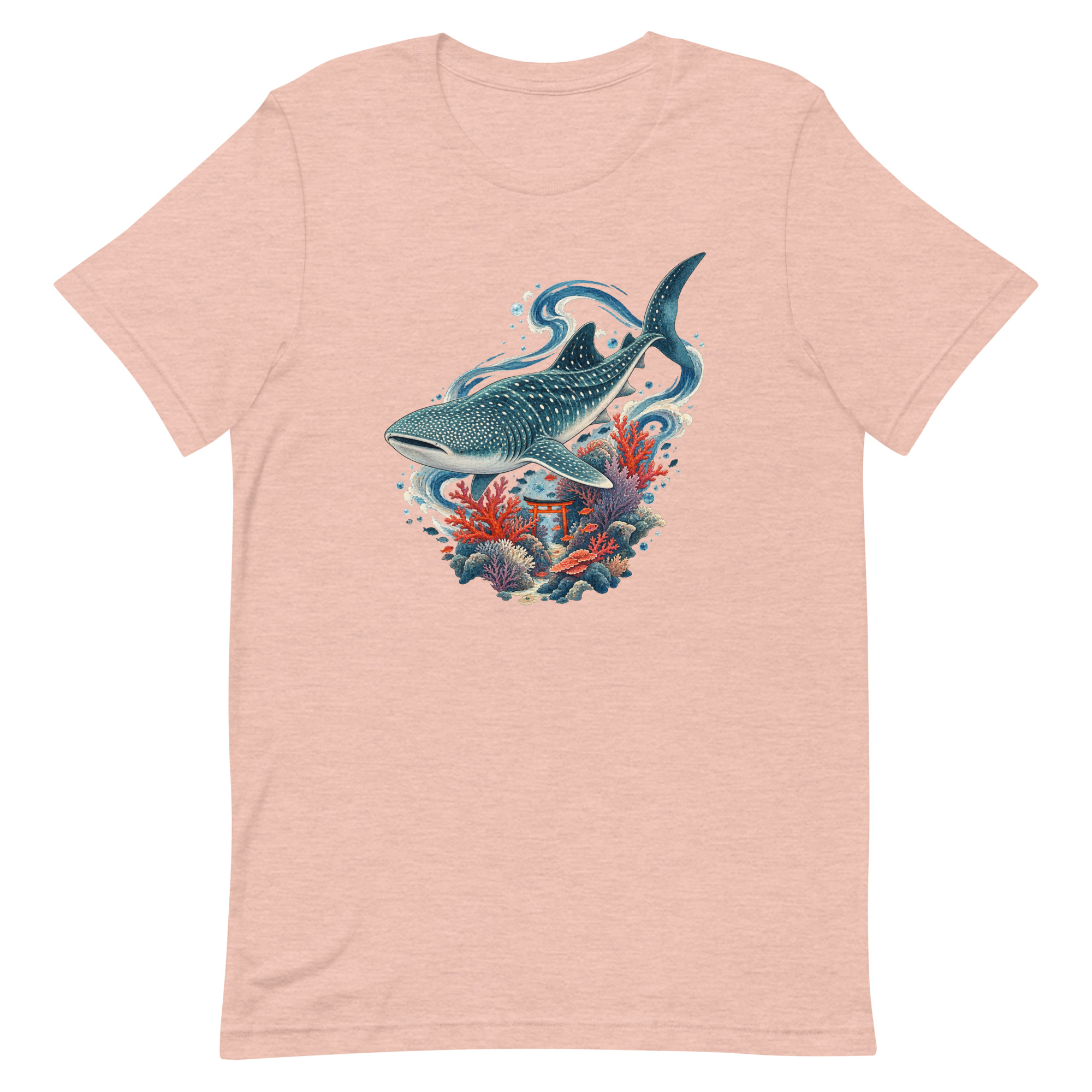 Whale Shark Torii Coral Garden Japanese Art, Japanese Art Tee, Mythology Gift - Image 35