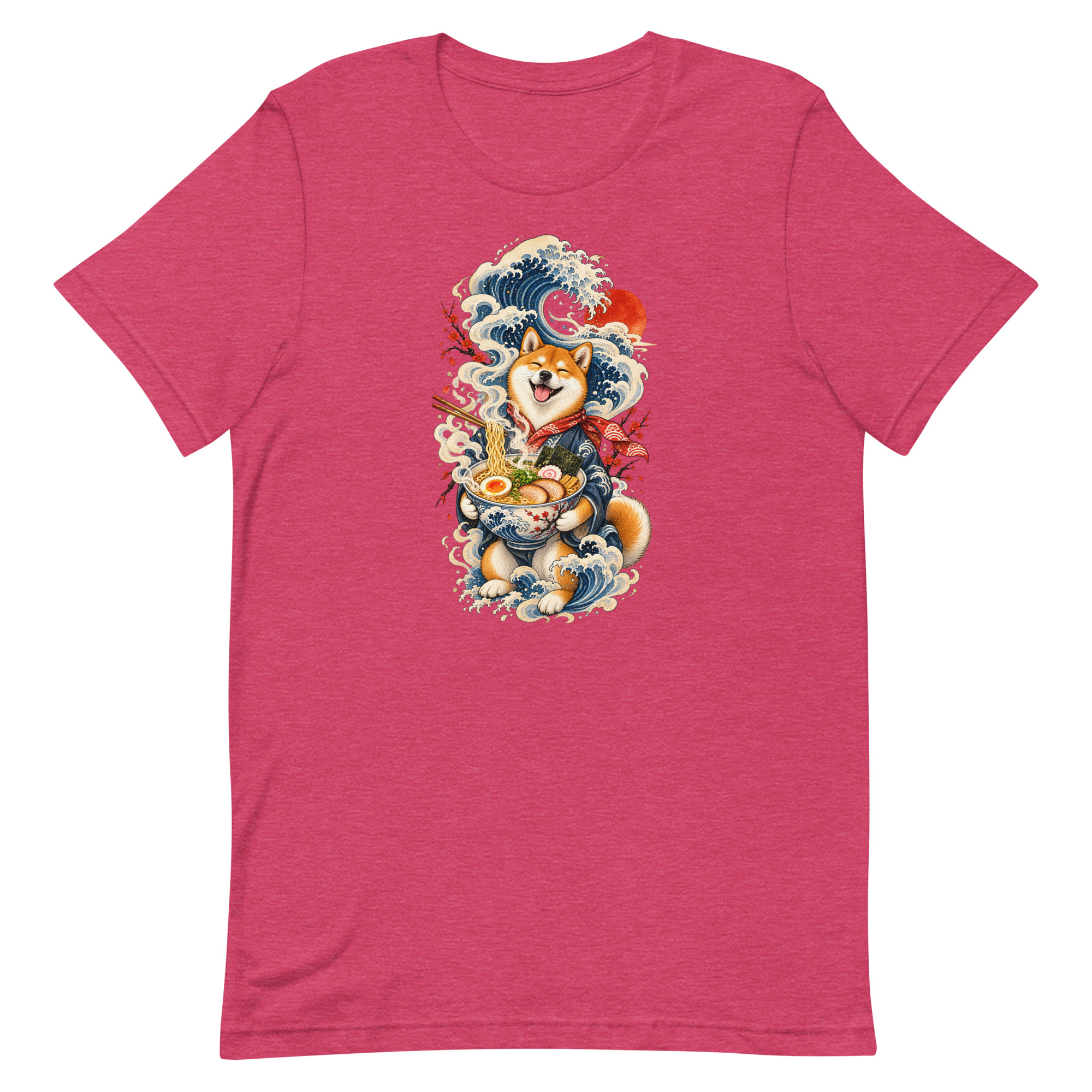 Shiba Inu Ramen Great Wave Japanese Food Art, Japanese Art Tee, Mythology Gift - Image 34