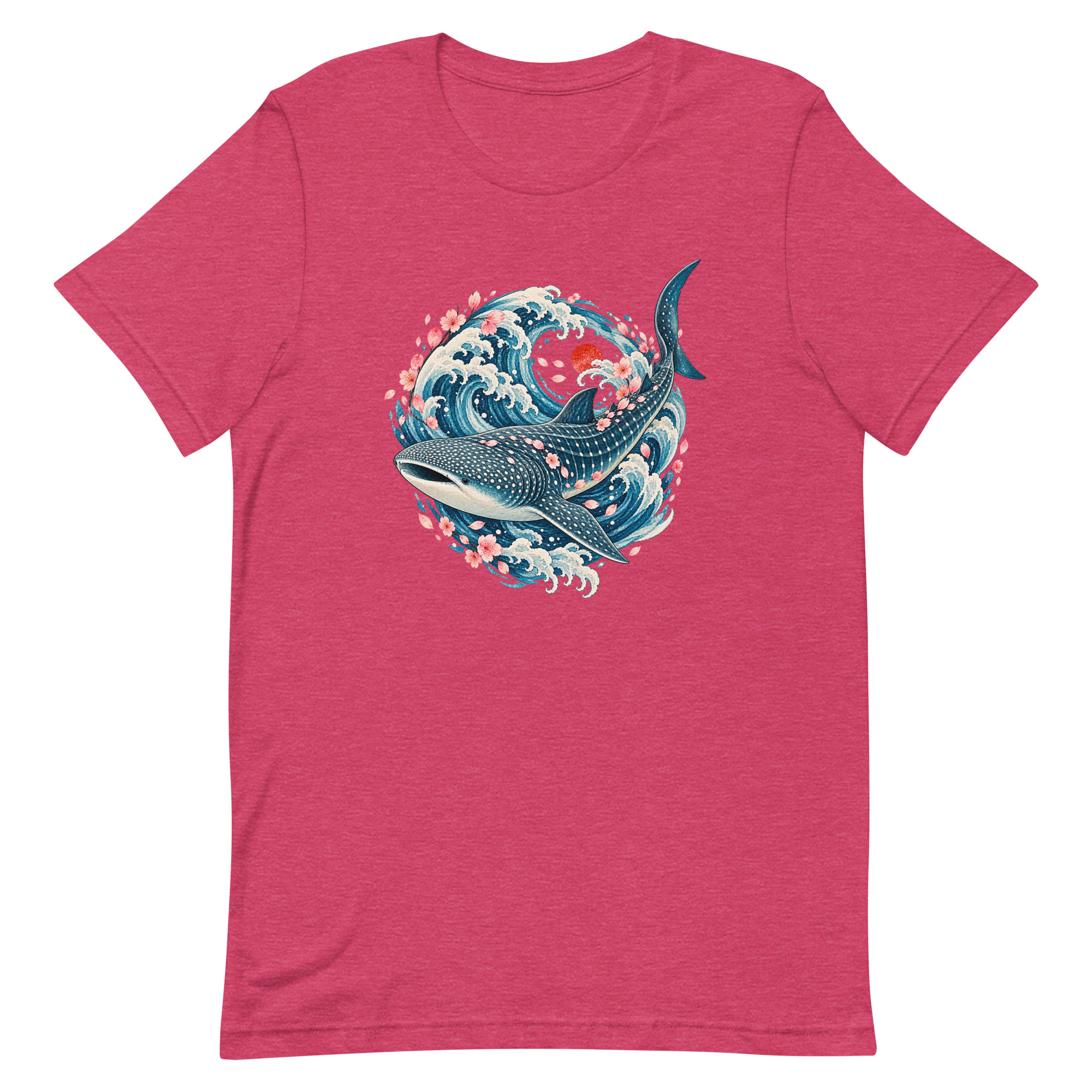 Whale Shark Sakura Current Japanese Art, Japanese Art Tee, Mythology Gift - Image 36