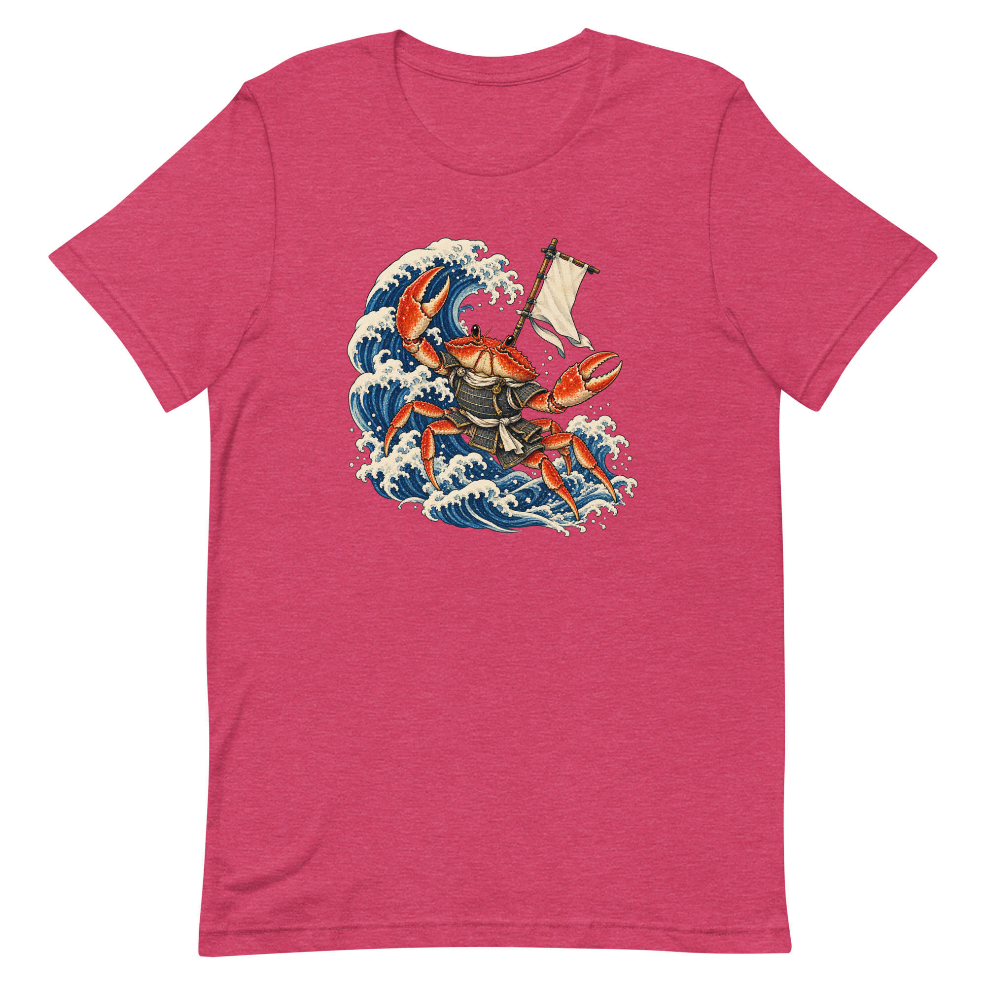 Samurai Crab Great Wave Japanese Warrior Art, Japanese Art Tee, Mythology Gift - Image 36