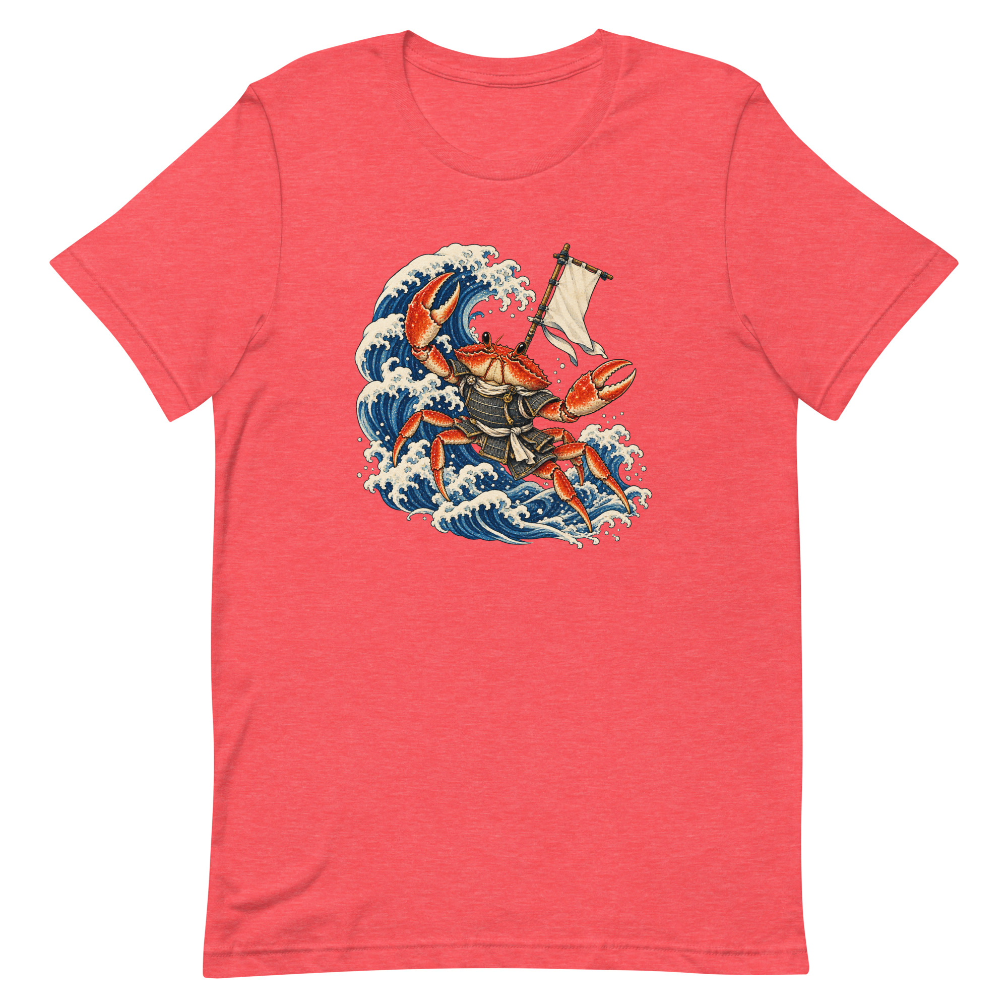 Samurai Crab Great Wave Japanese Warrior Art, Japanese Art Tee, Mythology Gift - Image 71