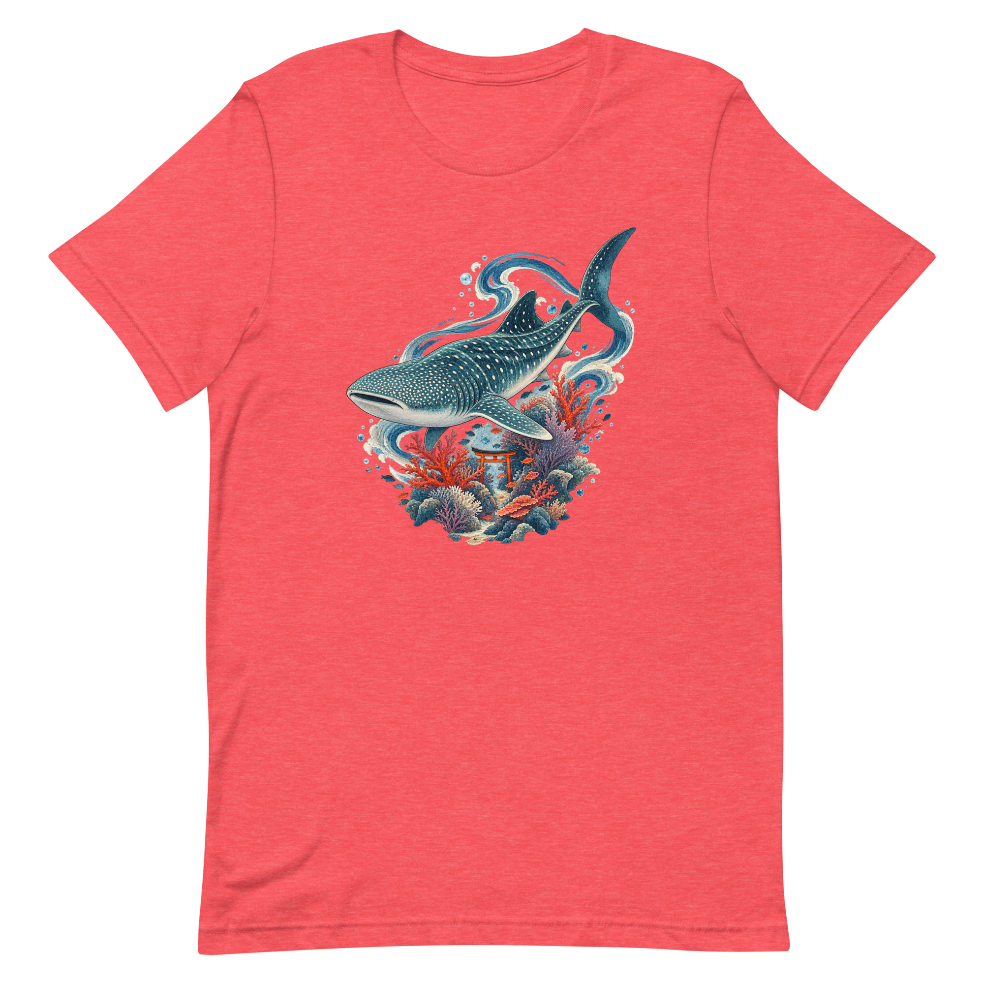Whale Shark Torii Coral Garden Japanese Art, Japanese Art Tee, Mythology Gift - Image 71