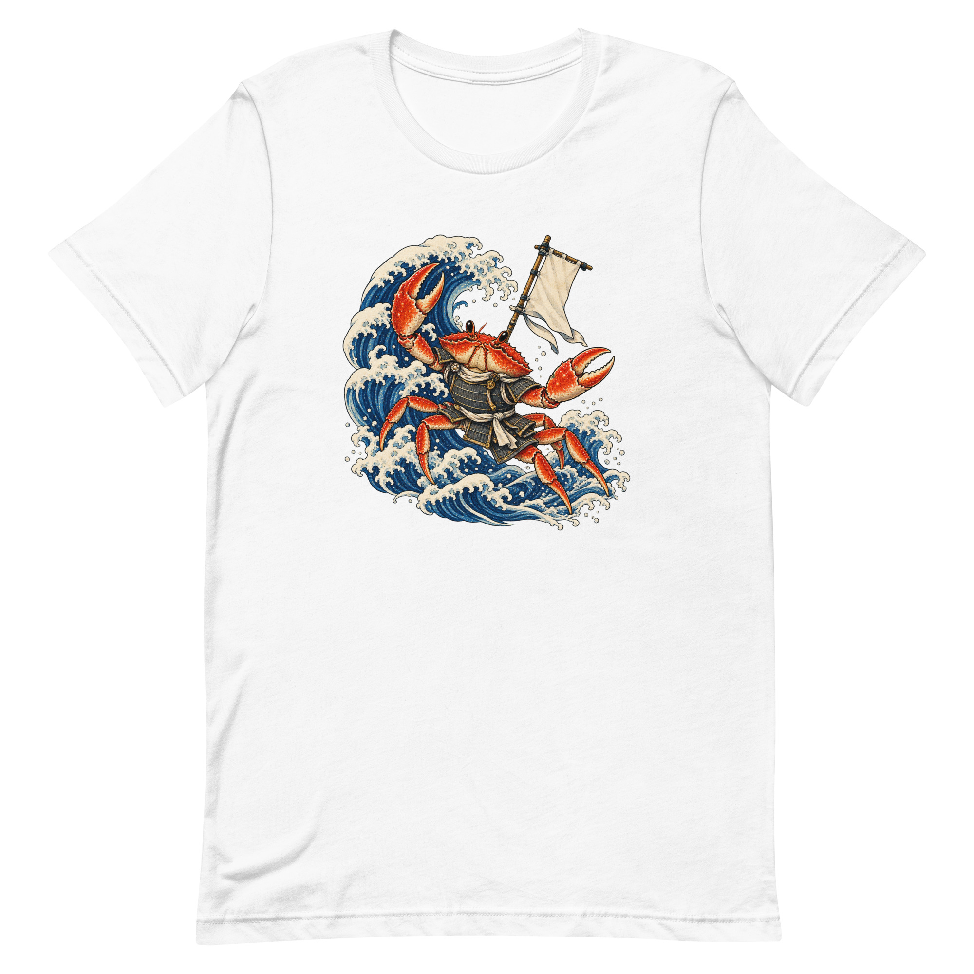 Samurai Crab Great Wave Japanese Warrior Art, Japanese Art Tee, Mythology Gift - Image 37