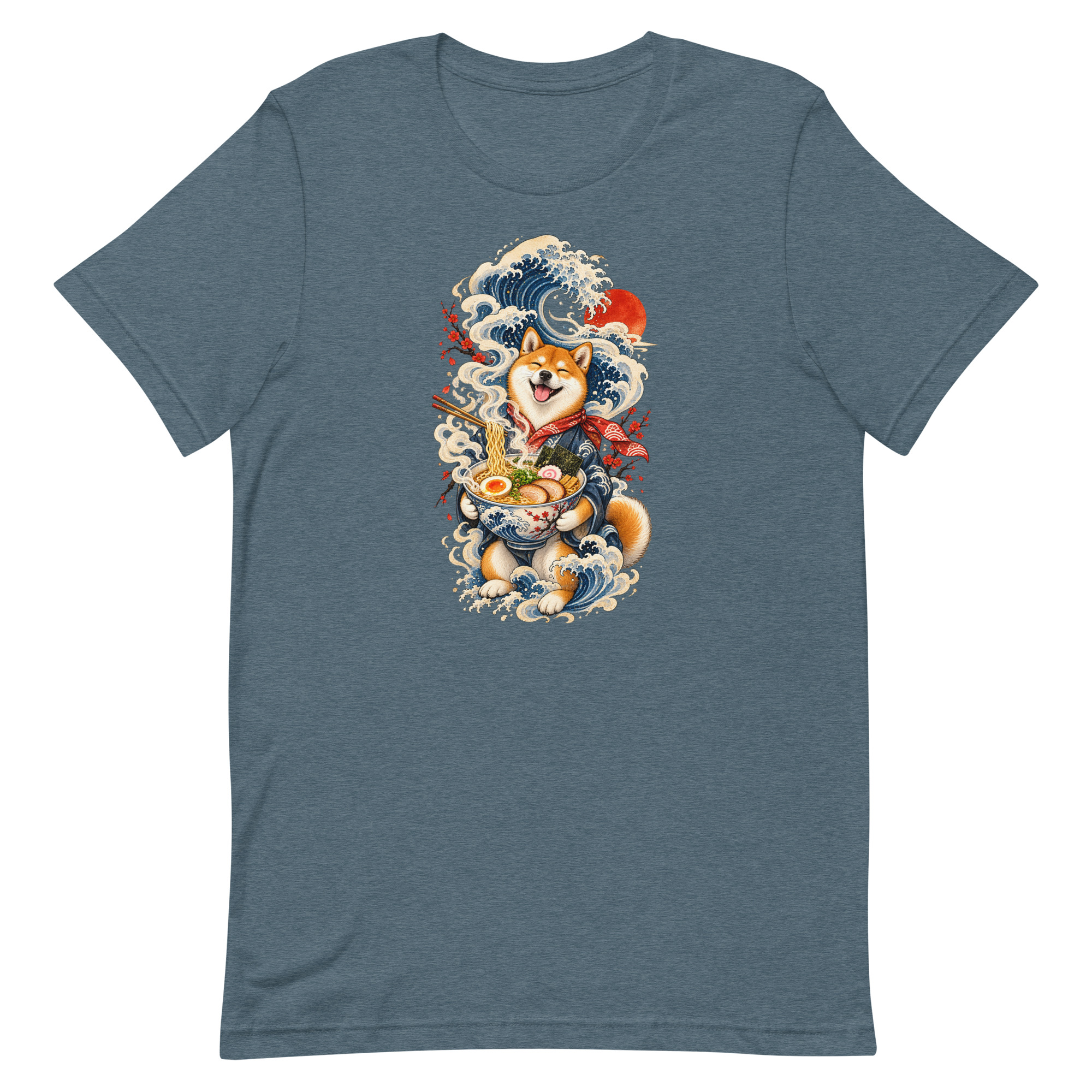 Shiba Inu Ramen Great Wave Japanese Food Art, Japanese Art Tee, Mythology Gift - Image 36