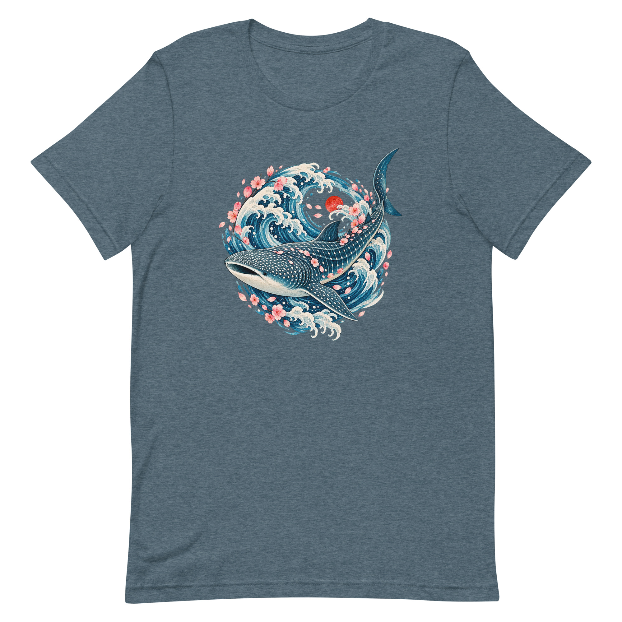 Whale Shark Sakura Current Japanese Art, Japanese Art Tee, Mythology Gift - Image 38