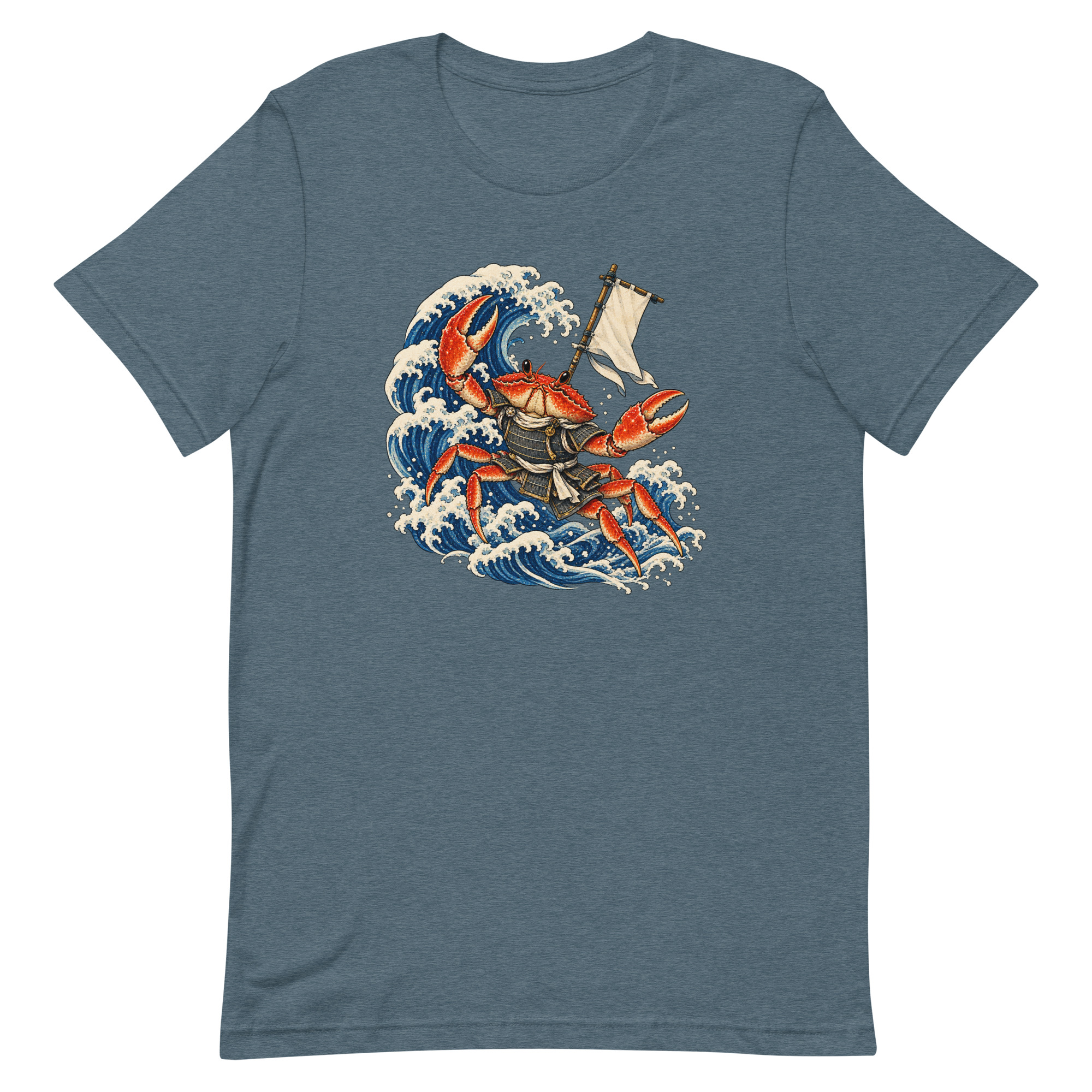 Samurai Crab Great Wave Japanese Warrior Art, Japanese Art Tee, Mythology Gift - Image 38