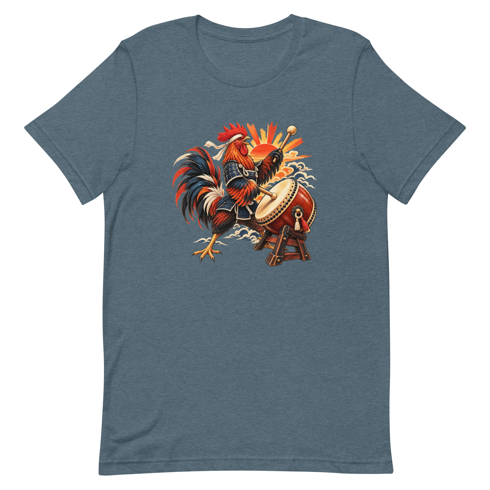 Rooster Samurai Taiko Drum Japanese Art, Japanese Art Tee, Mythology Gift - Image 38