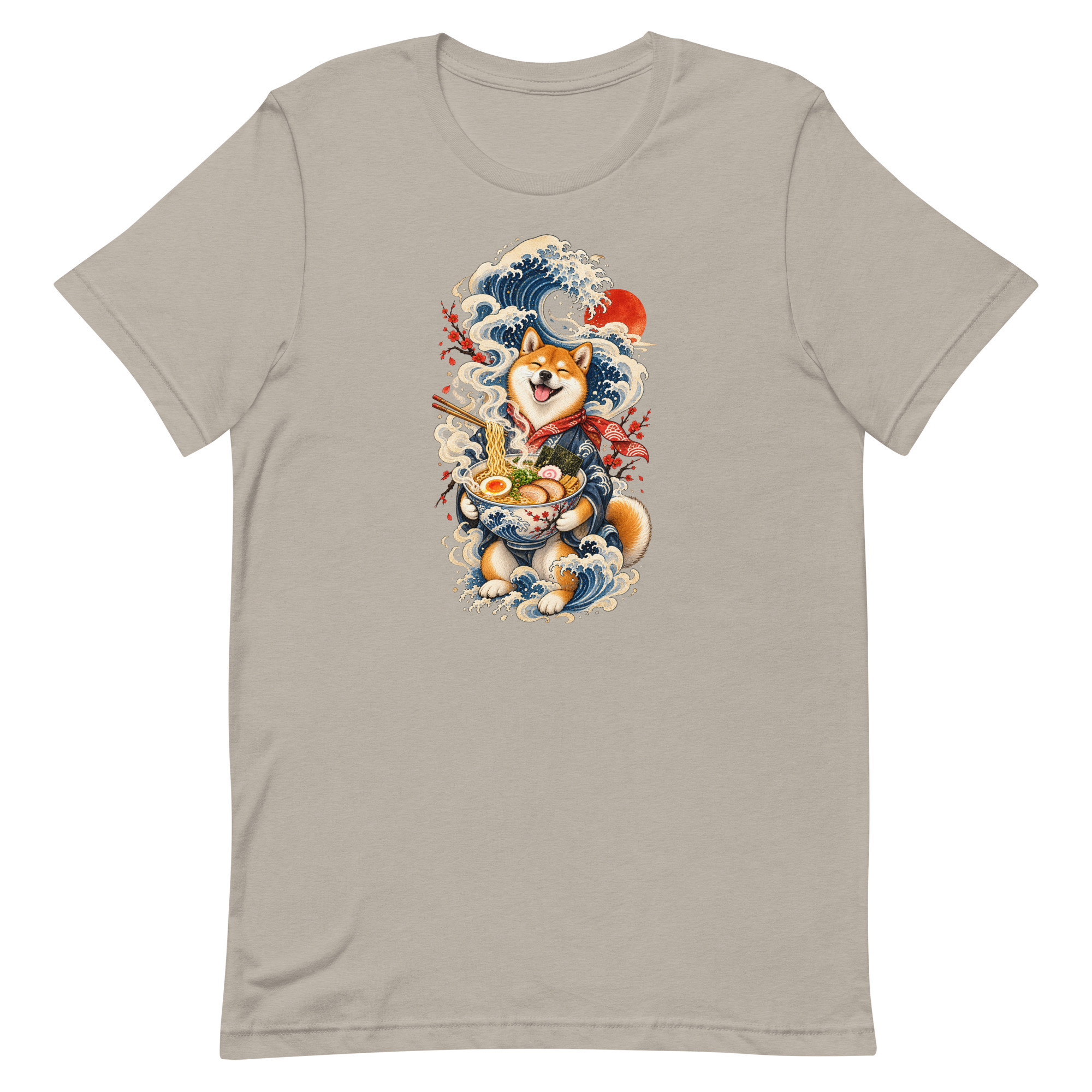 Shiba Inu Ramen Great Wave Japanese Food Art, Japanese Art Tee, Mythology Gift - Image 37
