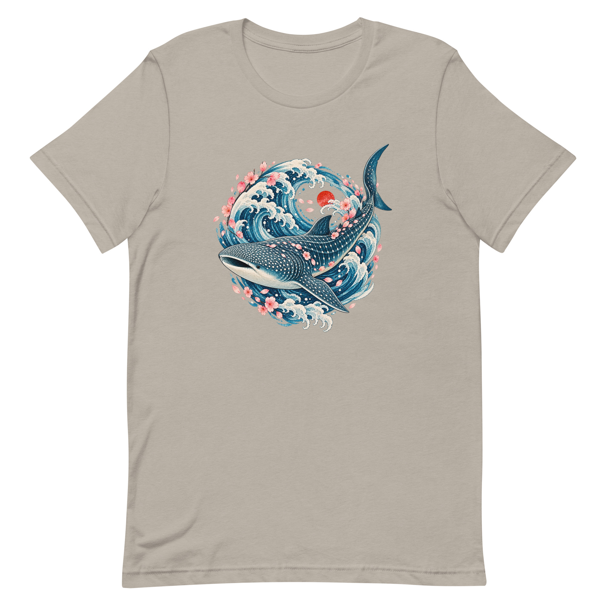 Whale Shark Sakura Current Japanese Art, Japanese Art Tee, Mythology Gift - Image 39