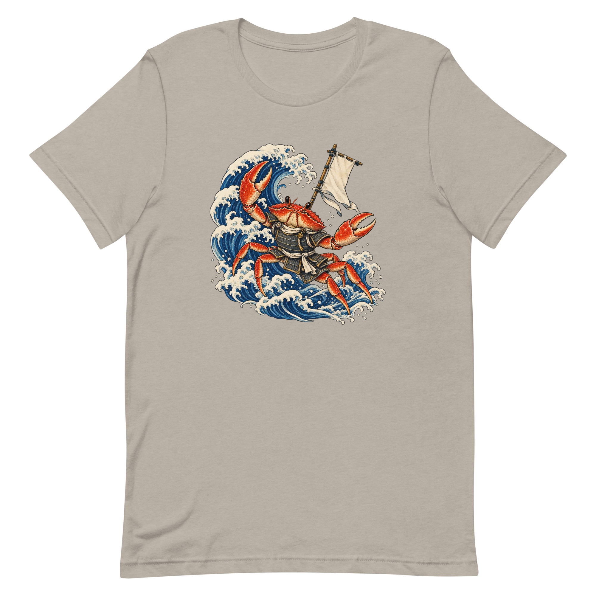 Samurai Crab Great Wave Japanese Warrior Art, Japanese Art Tee, Mythology Gift - Image 39
