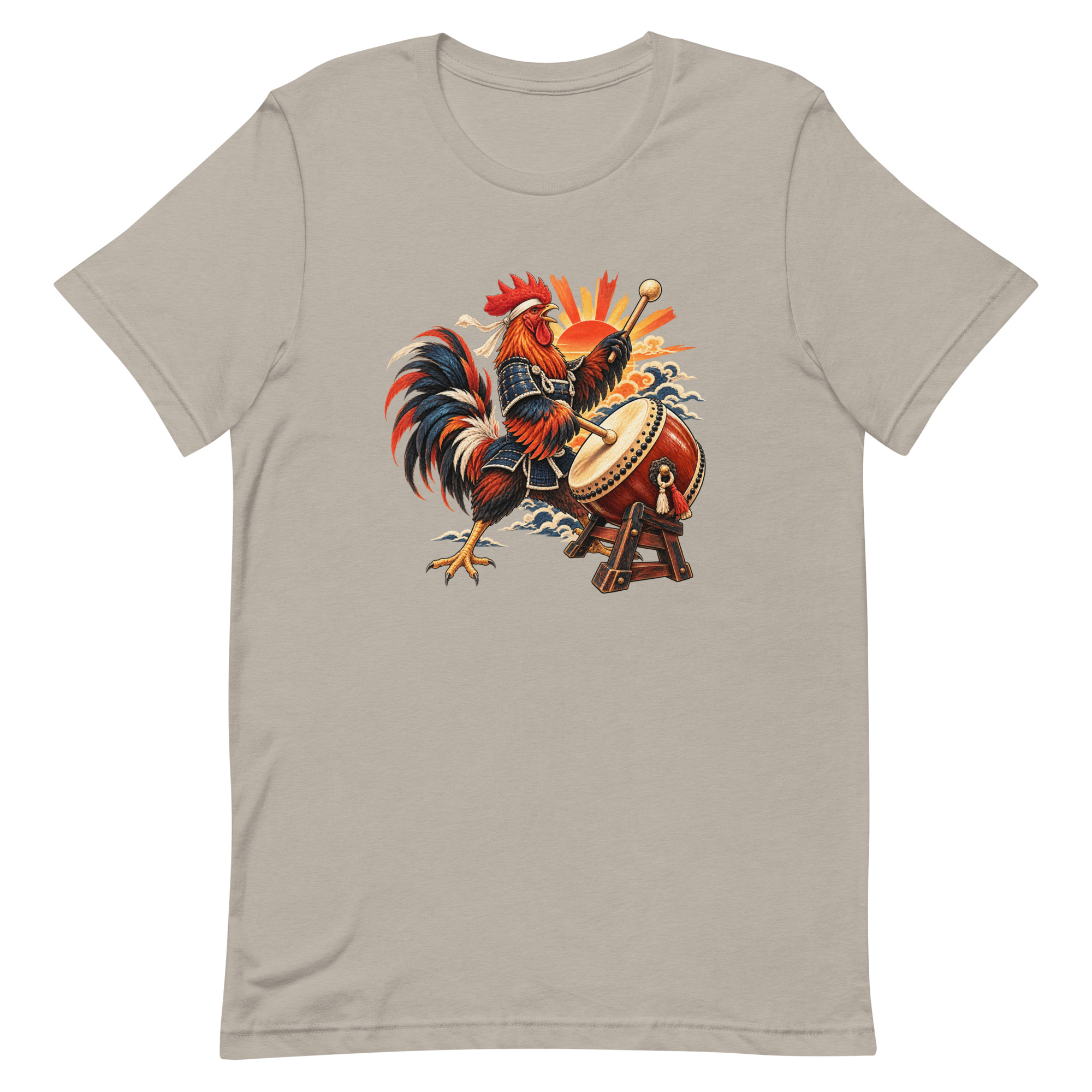 Rooster Samurai Taiko Drum Japanese Art, Japanese Art Tee, Mythology Gift - Image 39