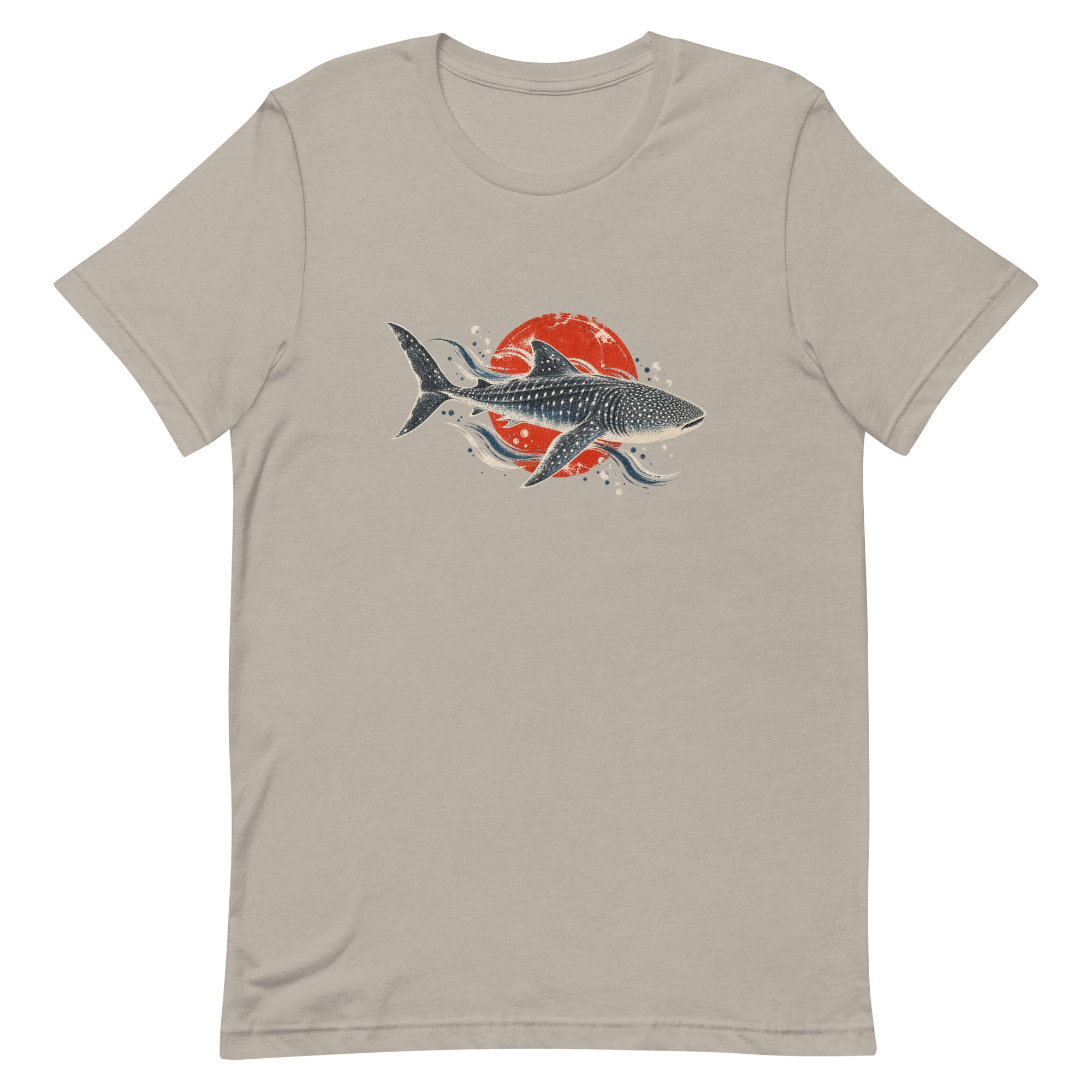 Gyotaku Whale Shark Red Sun Japanese Print, Japanese Art Tee, Mythology Gift - Image 39