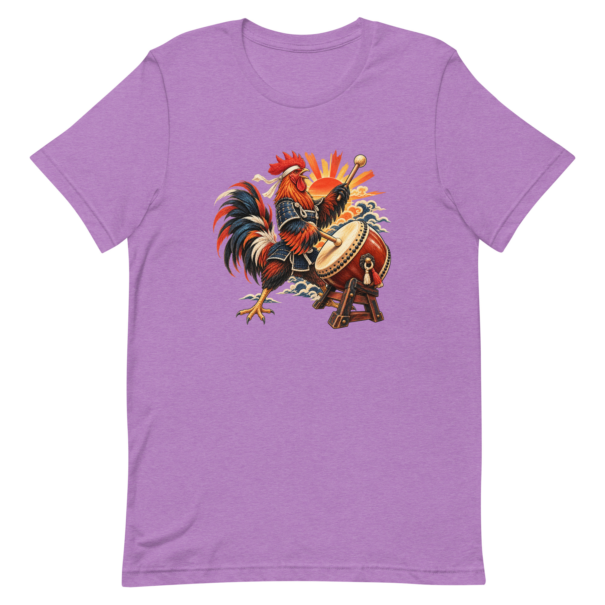 Rooster Samurai Taiko Drum Japanese Art, Japanese Art Tee, Mythology Gift - Image 78