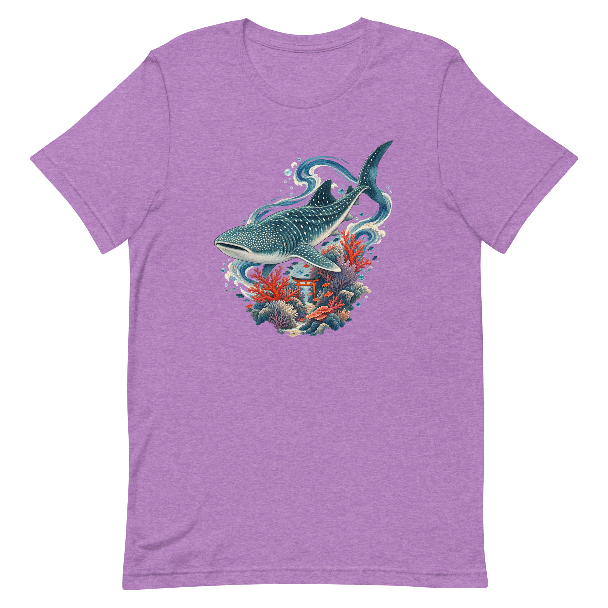 Whale Shark Torii Coral Garden Japanese Art, Japanese Art Tee, Mythology Gift - Image 78