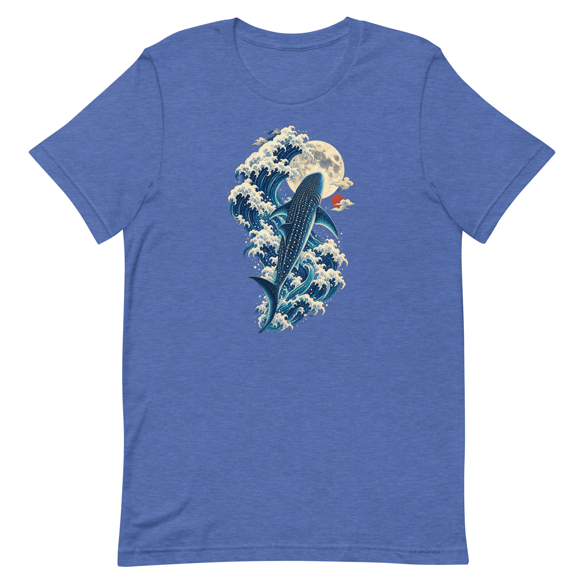 Whale Shark Great Wave Moon Japanese Art, Japanese Art Tee, Mythology Gift - Image 38