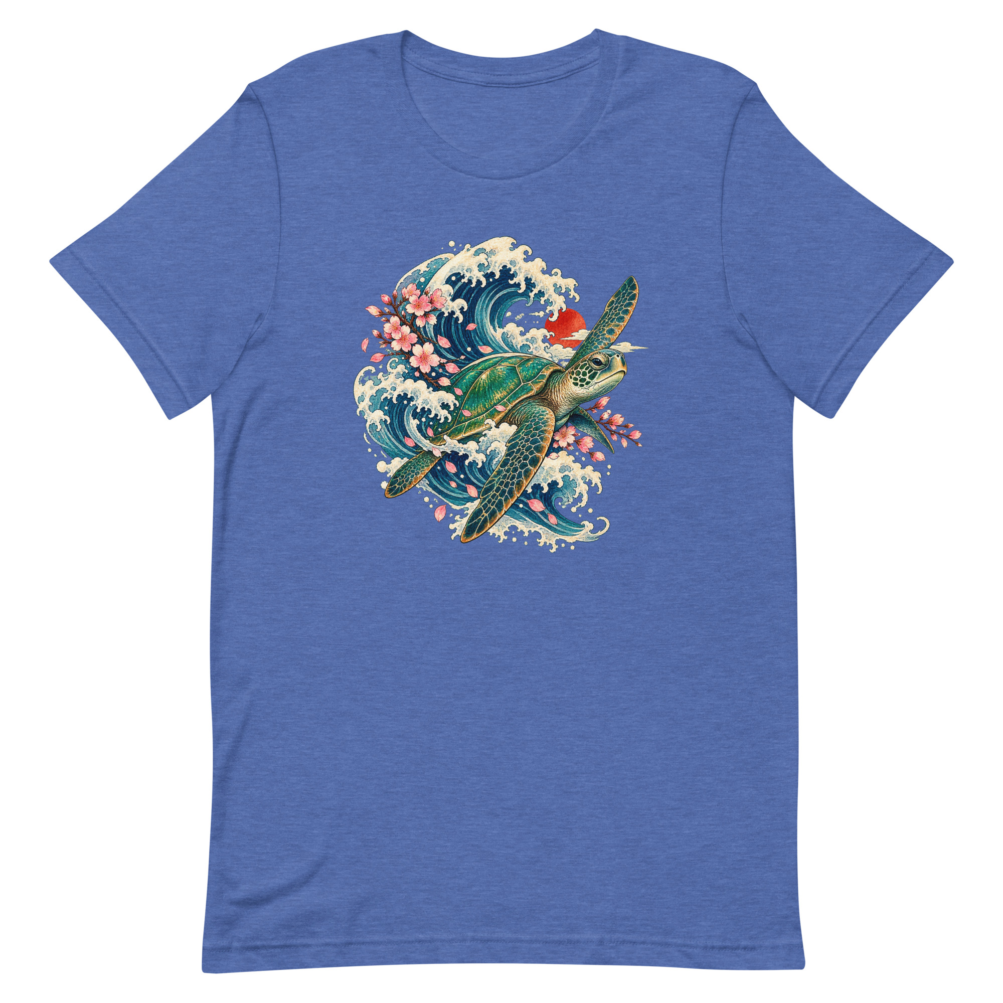 Sea Turtle Great Wave Sakura Japanese Art, Japanese Art Tee, Mythology Gift - Image 40