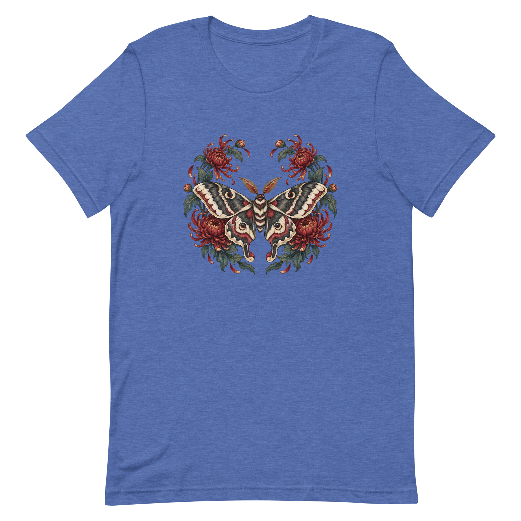 Japanese Moth Chrysanthemum Enso Ink Art, Japanese Art Tee, Mythology Gift - Image 40