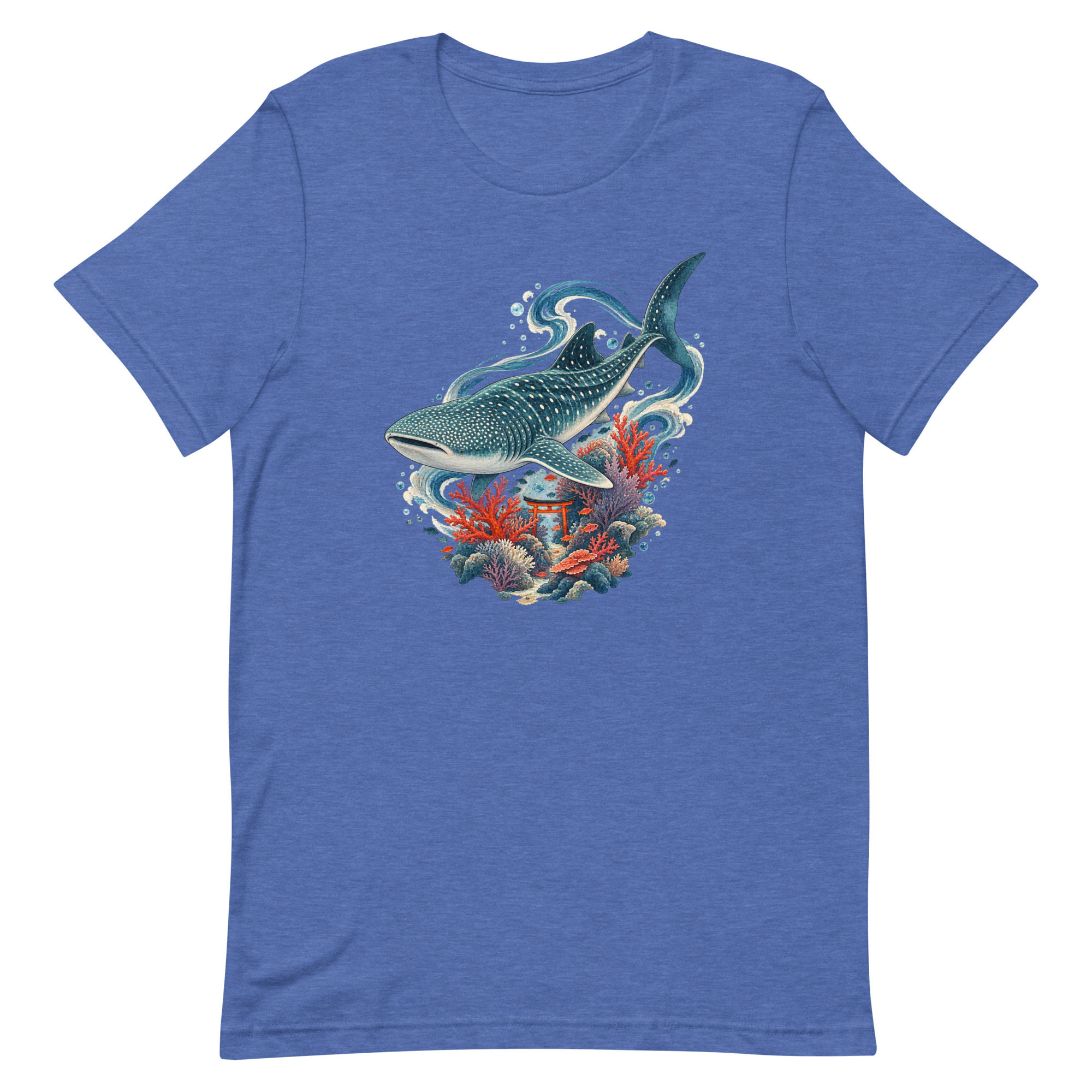 Whale Shark Torii Coral Garden Japanese Art, Japanese Art Tee, Mythology Gift - Image 40