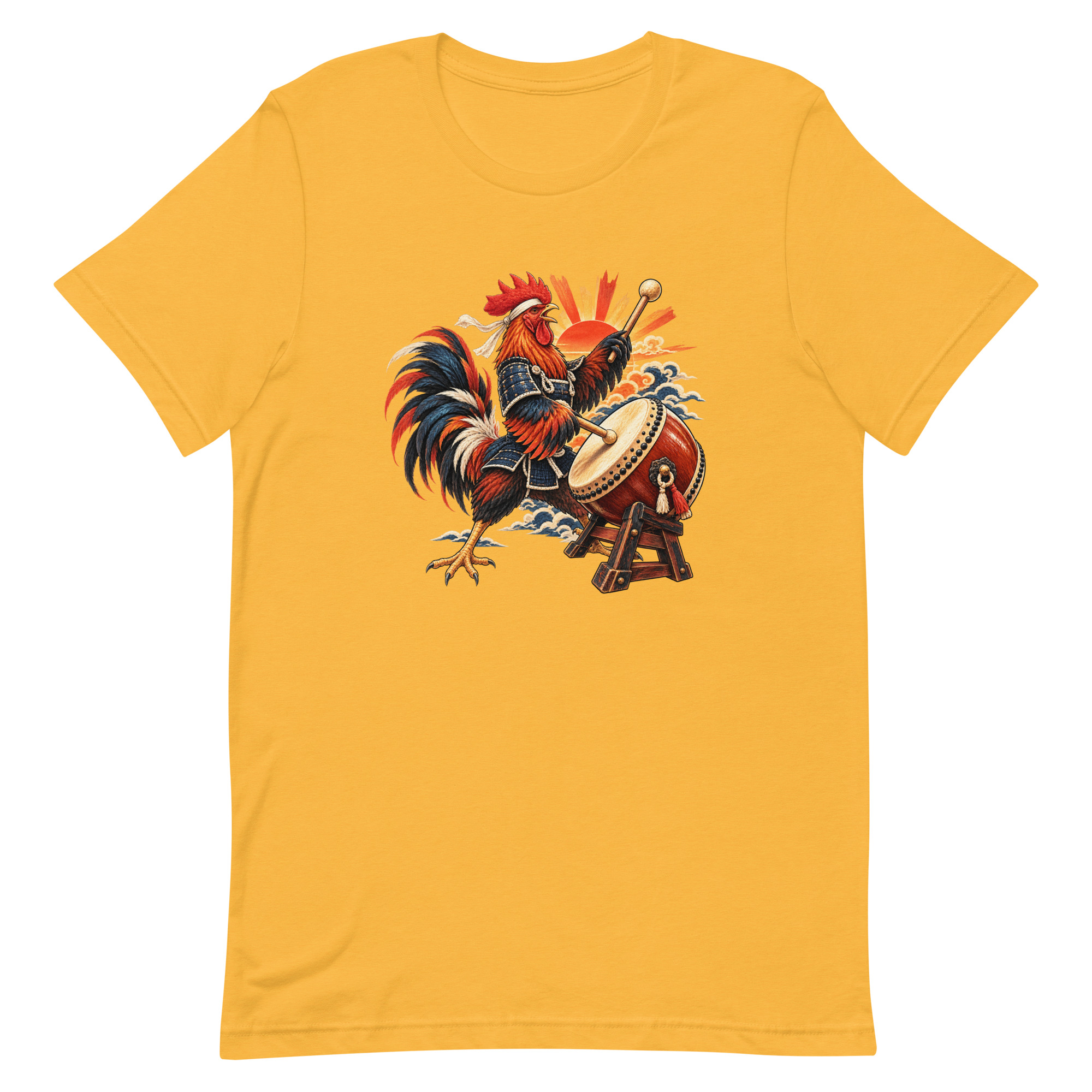 Rooster Samurai Taiko Drum Japanese Art, Japanese Art Tee, Mythology Gift - Image 89