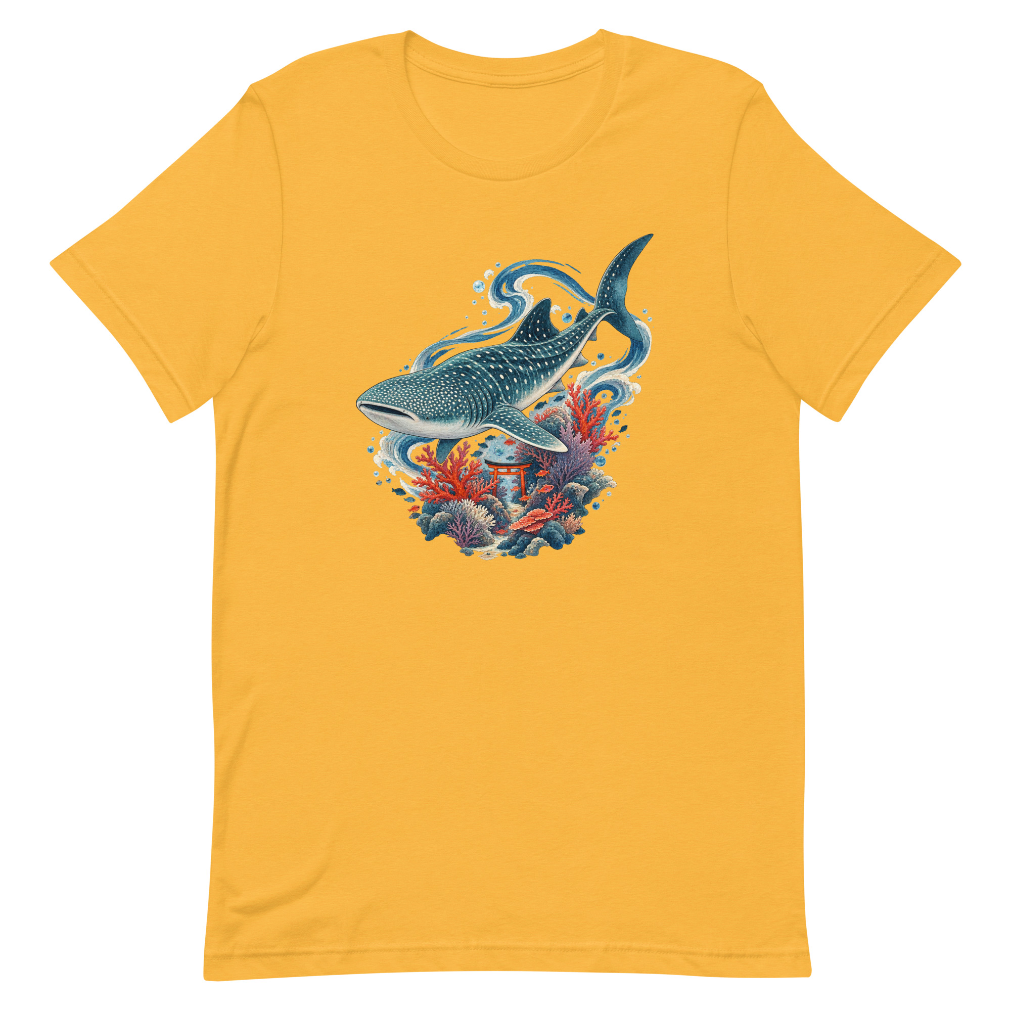 Whale Shark Torii Coral Garden Japanese Art, Japanese Art Tee, Mythology Gift - Image 89