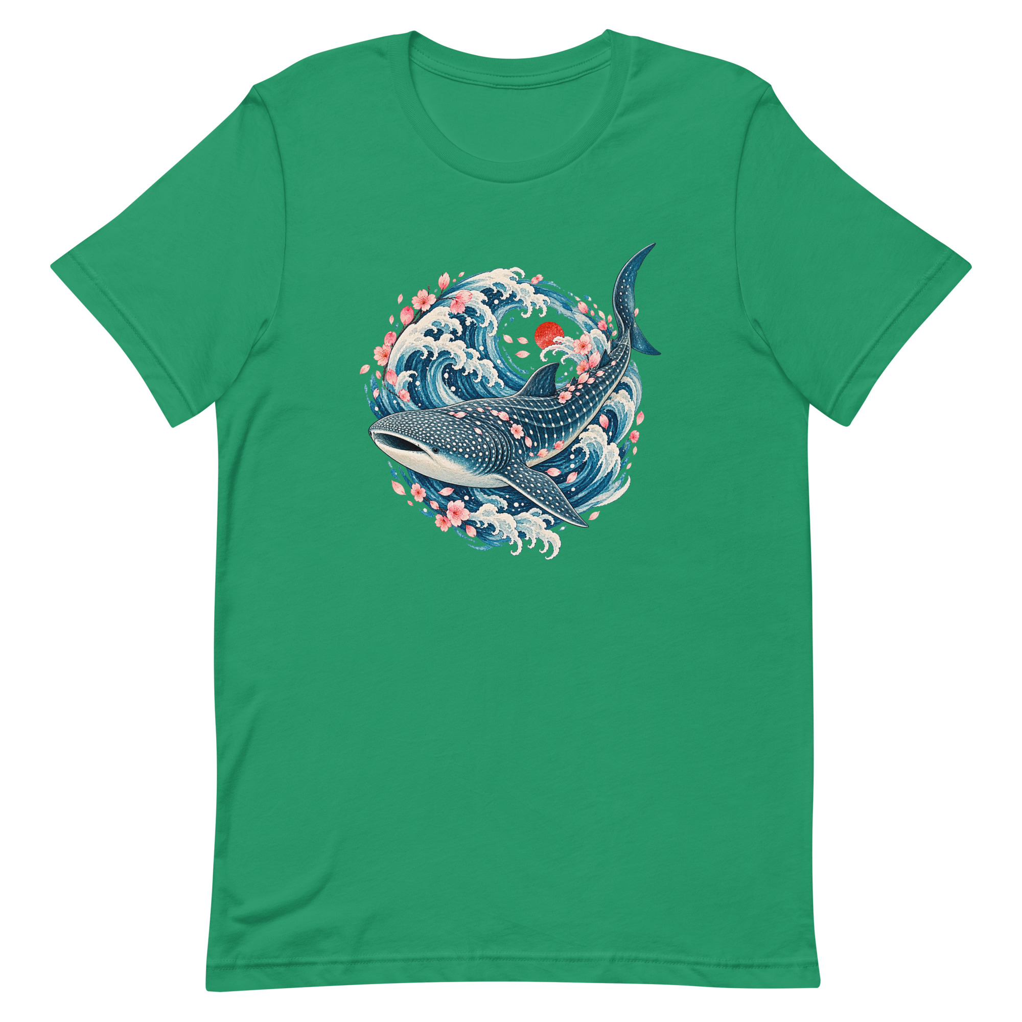 Whale Shark Sakura Current Japanese Art, Japanese Art Tee, Mythology Gift - Image 41