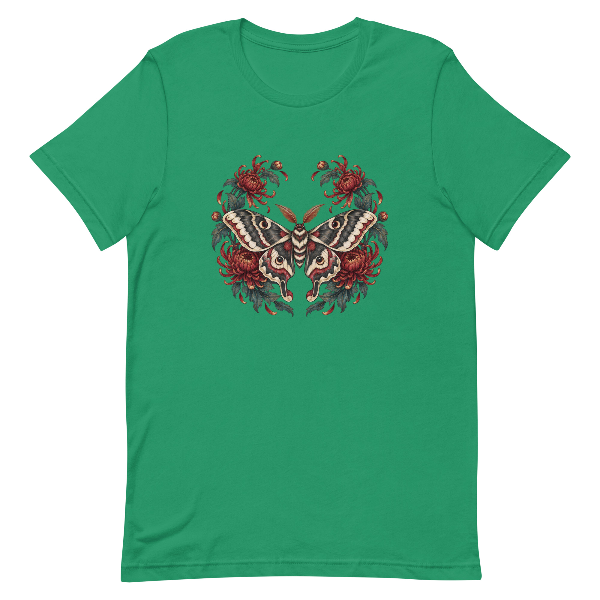 Japanese Moth Chrysanthemum Enso Ink Art, Japanese Art Tee, Mythology Gift - Image 41