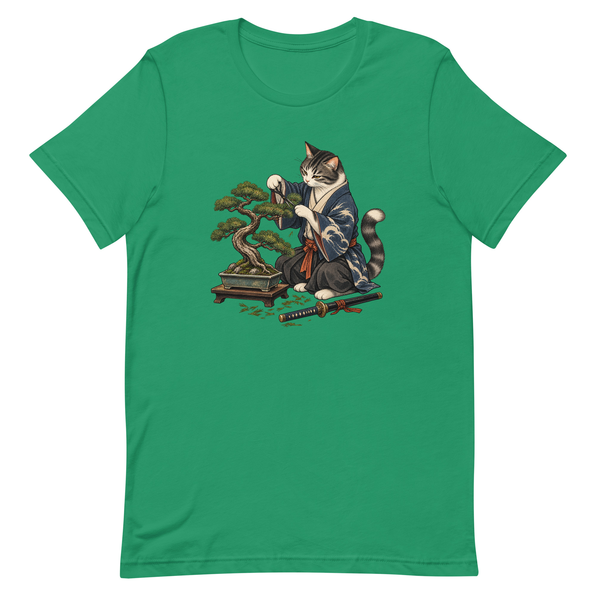 Samurai Cat Bonsai Dojo Japanese Art, Japanese Art Tee, Mythology Gift - Image 41