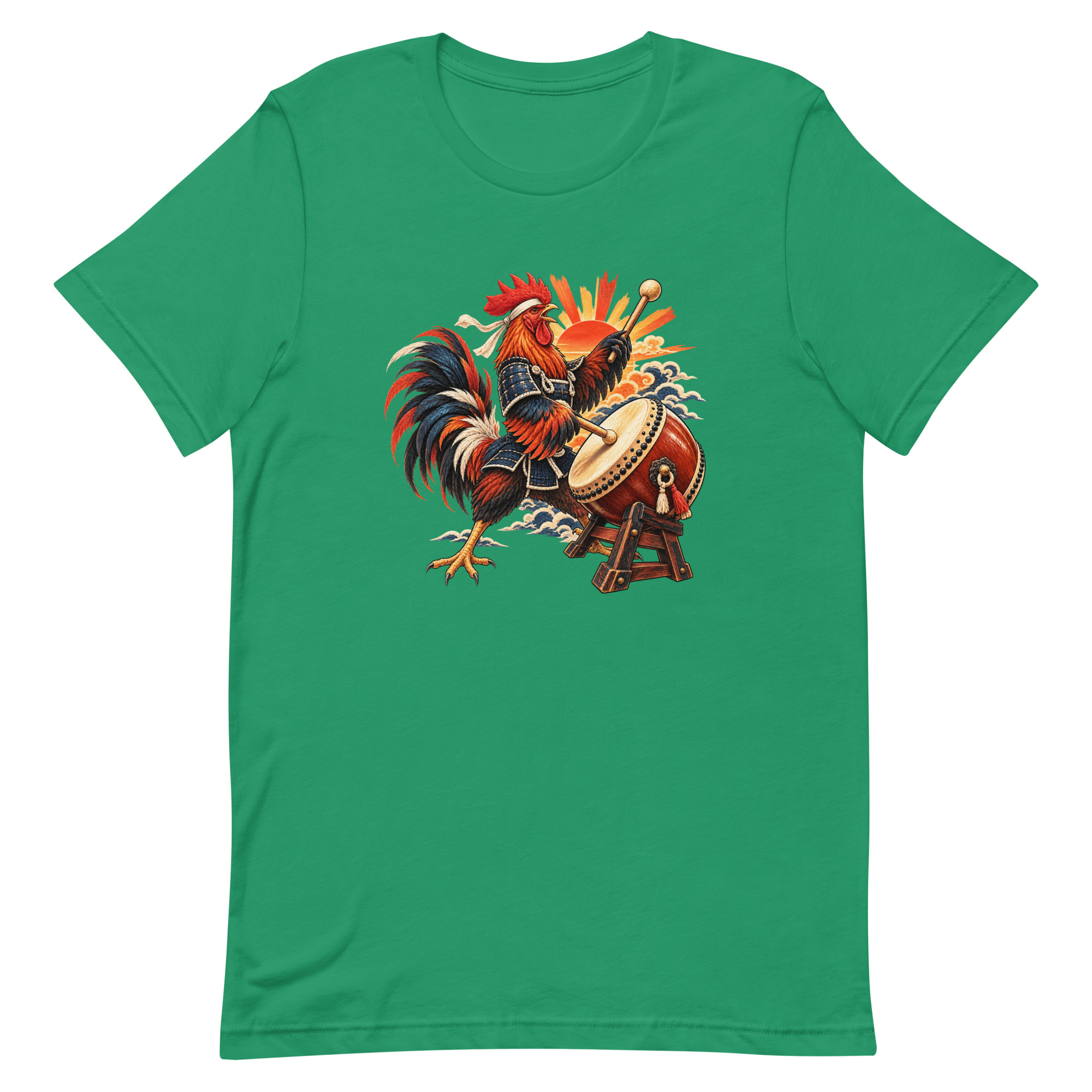 Rooster Samurai Taiko Drum Japanese Art, Japanese Art Tee, Mythology Gift - Image 41